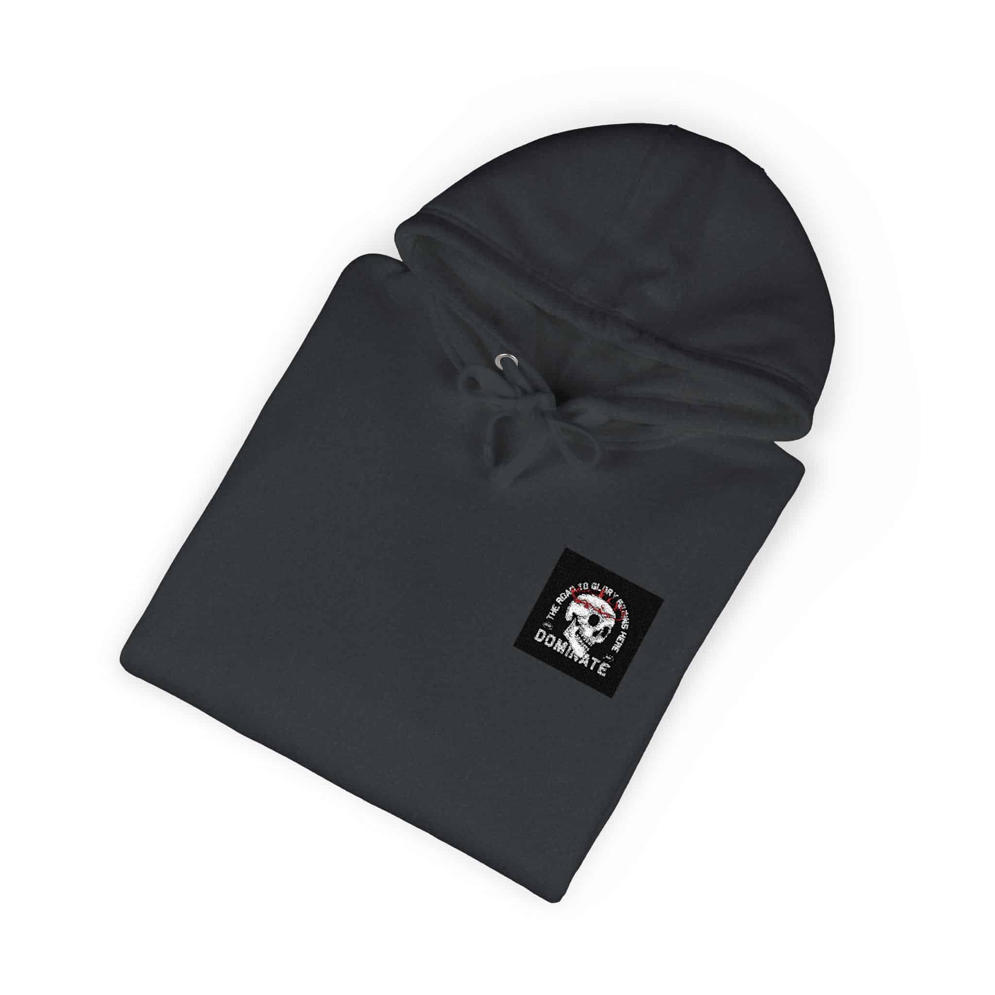 Streetwear Dark Skull Graphic Tshirt Design Vector Template Unisex Fleece Hoodie - Image 28