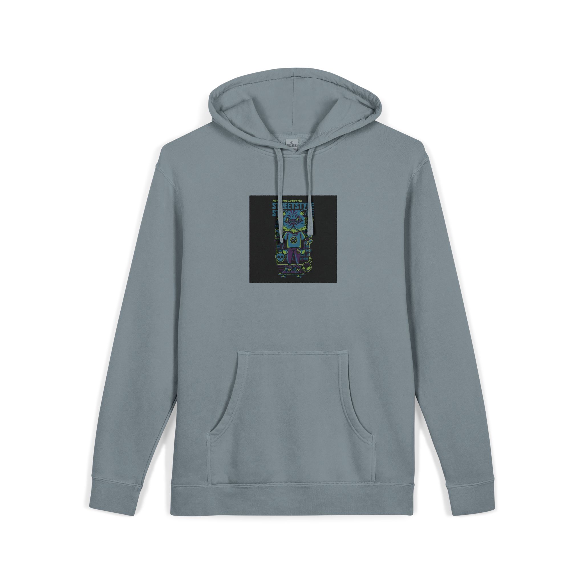 Streetstyle Unisex Pigment Dyed Hoodie Embroidery - Image 23