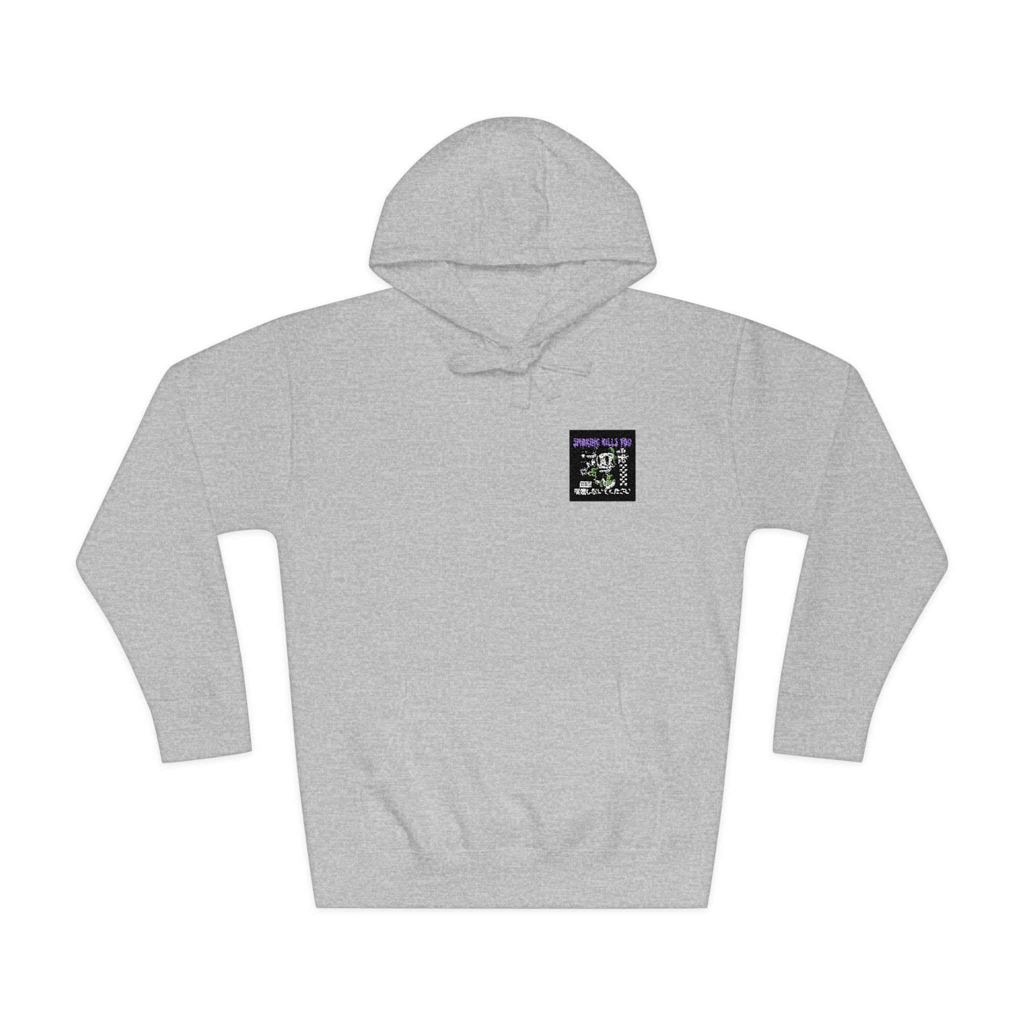 Smoking Kills You Skull Graphic Retro Design Vector (còpia) Unisex Fleece Hoodie - Image 13