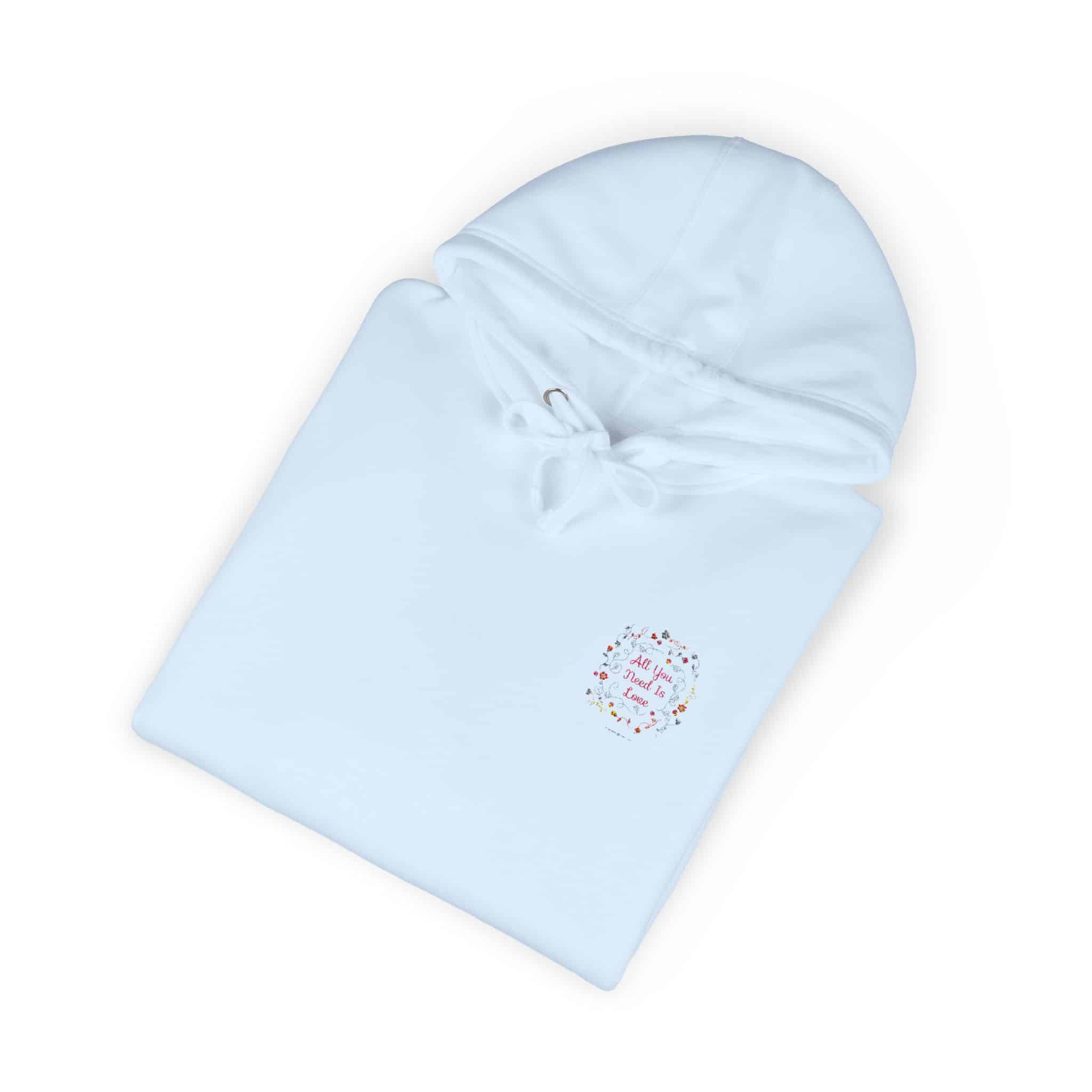 Romantic Valentine S Day Card Unisex Fleece Hoodie - Image 12