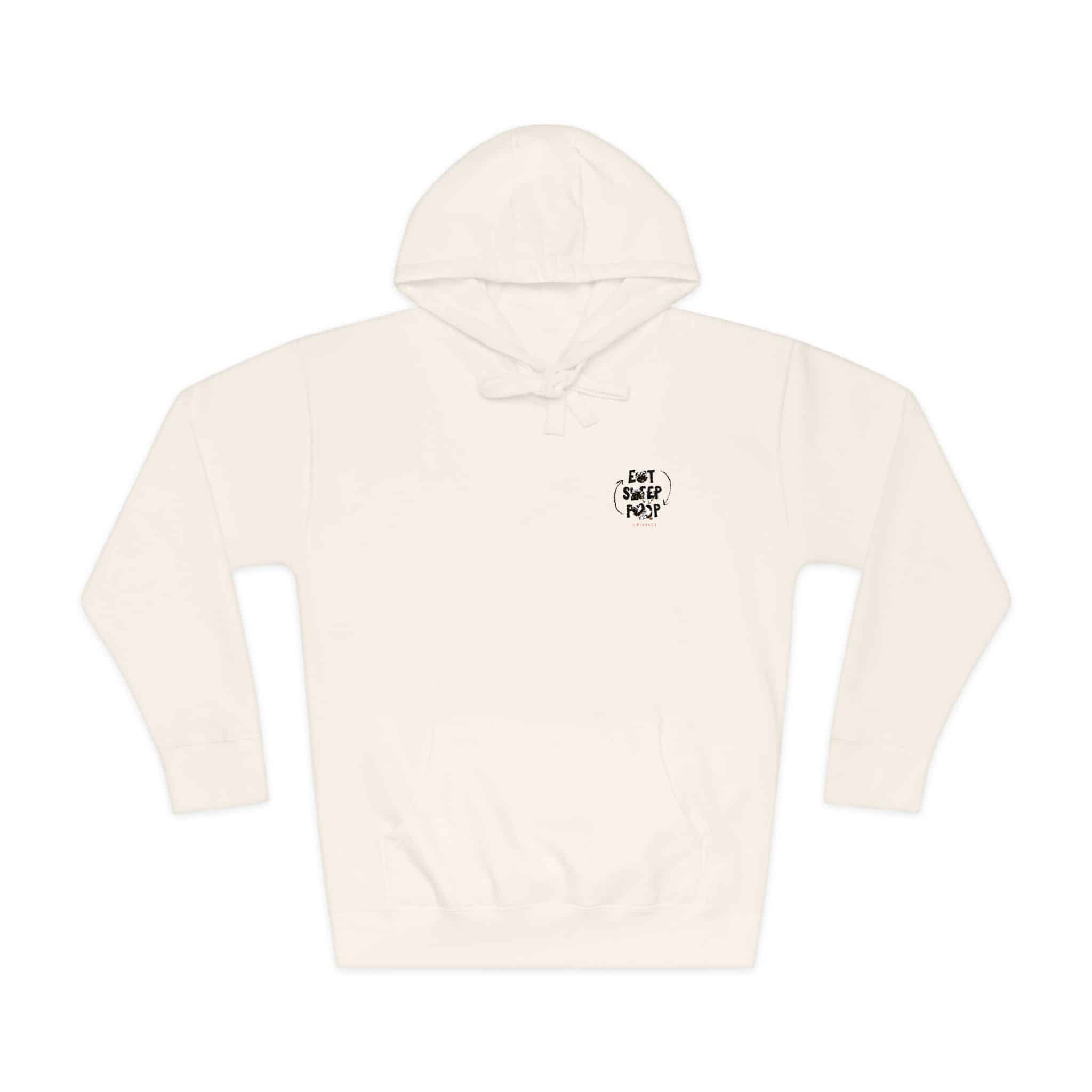Eat Sleep Poop Unisex Fleece Hoodie - Image 5