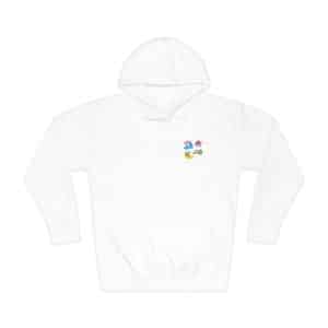 Collection Funny Hand Drawn Stickers Unisex Fleece Hoodie