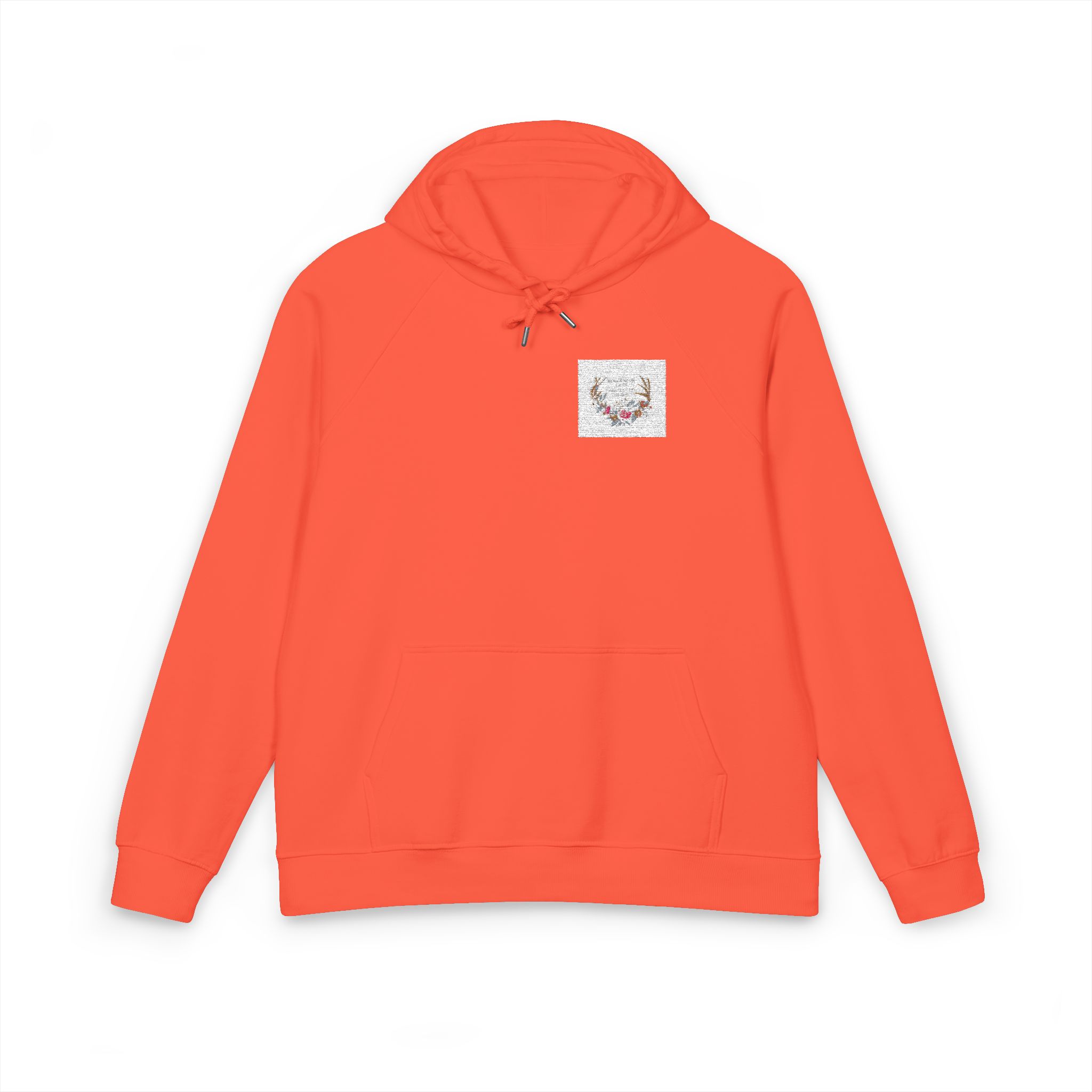 Plant Your Love and Let It Grow Unisex Eco Raglan Hoodie Embroidery - Image 5