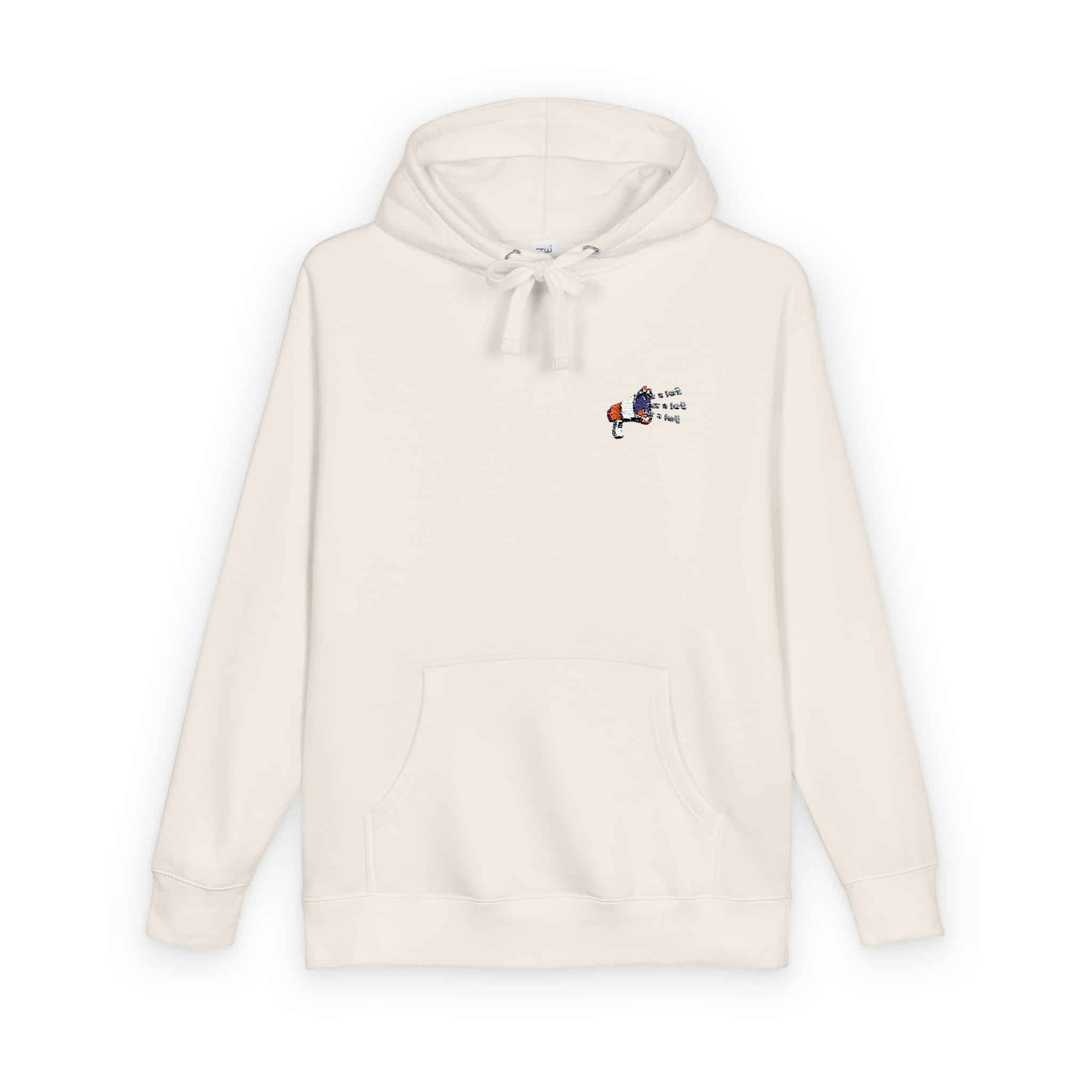 Talk A Lot Unisex Fleece Hoodie - Image 6