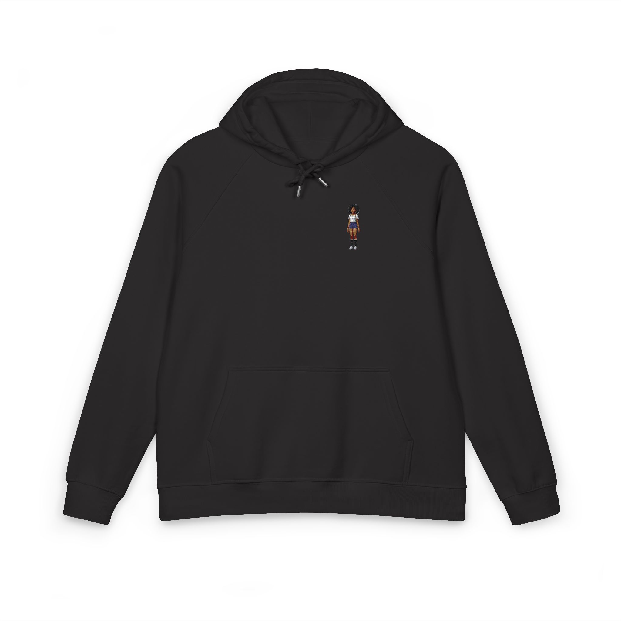 Super Sexy Girl V24 Unisex Eco Raglan Hoodie Embroidery - Image 17
