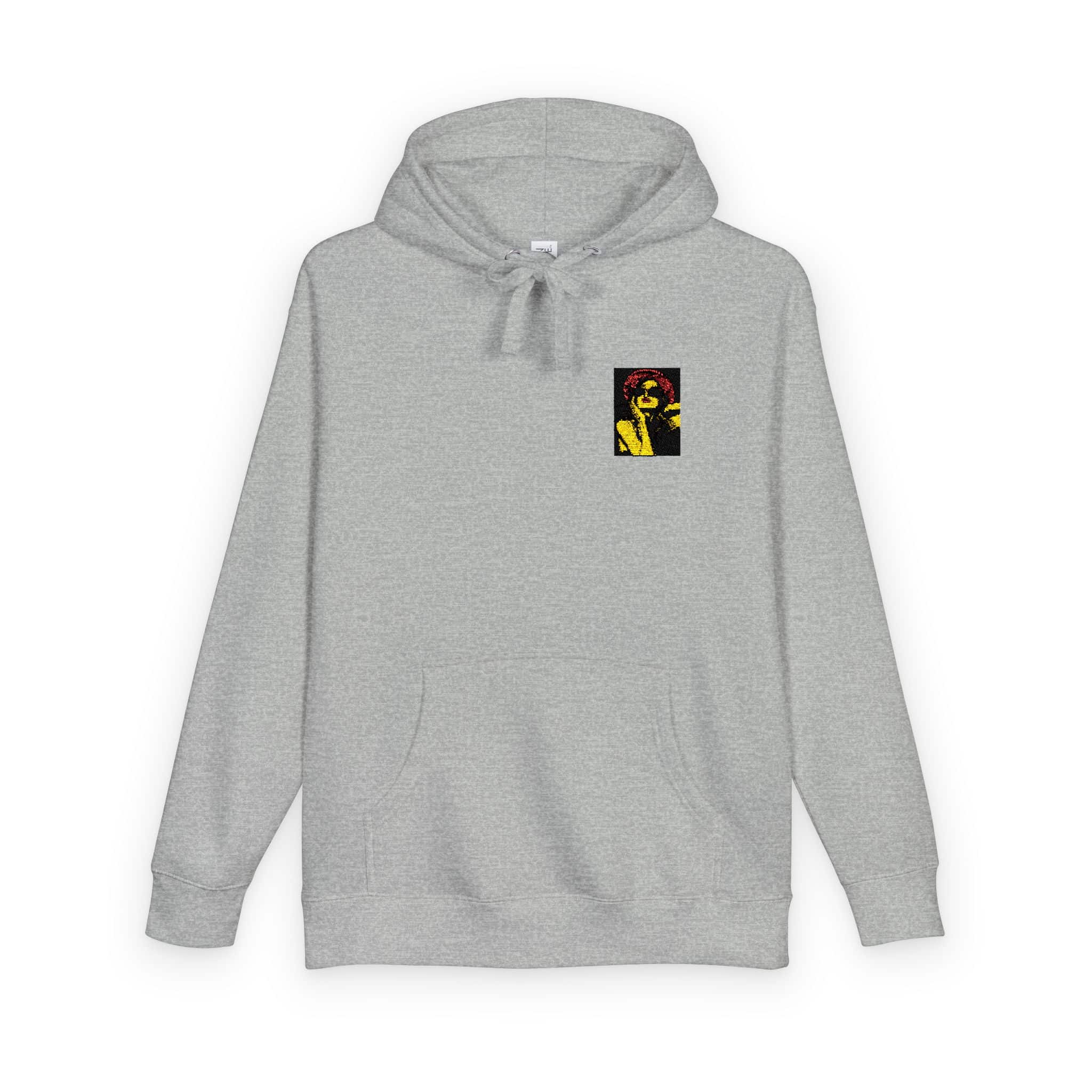 Woman With Sunglasses Unisex Fleece Hoodie - Image 14