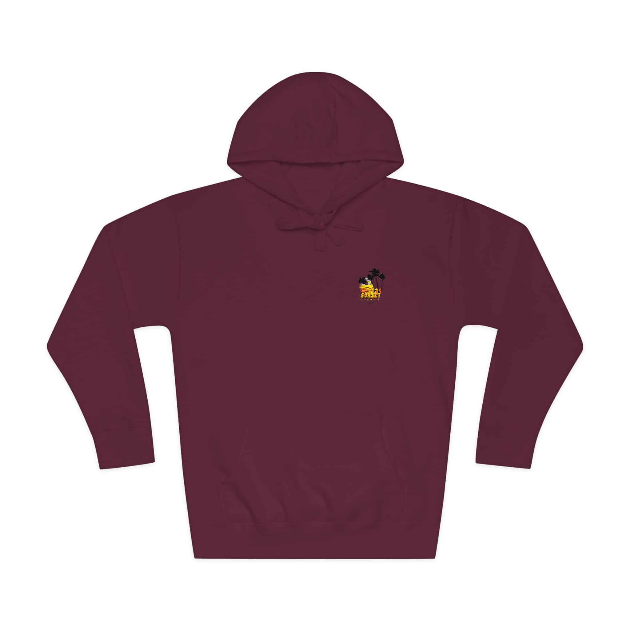 Sunset Cabana Unisex Fleece Hoodie - Image 29