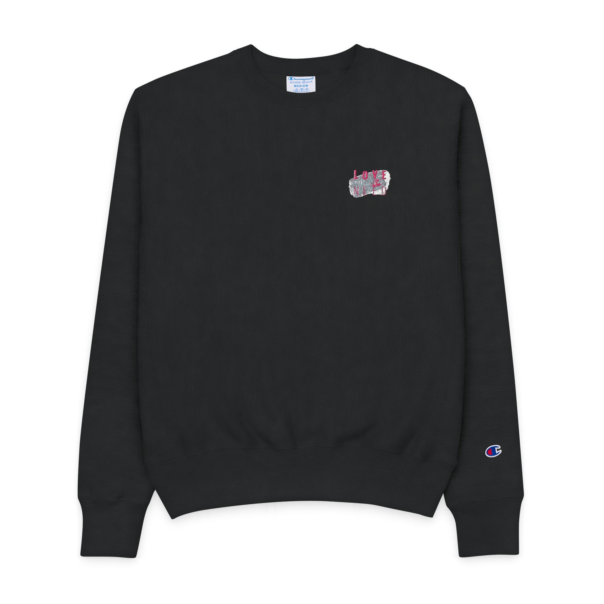 Love Is All You Need Mens Champion Crewneck Sweatshirt