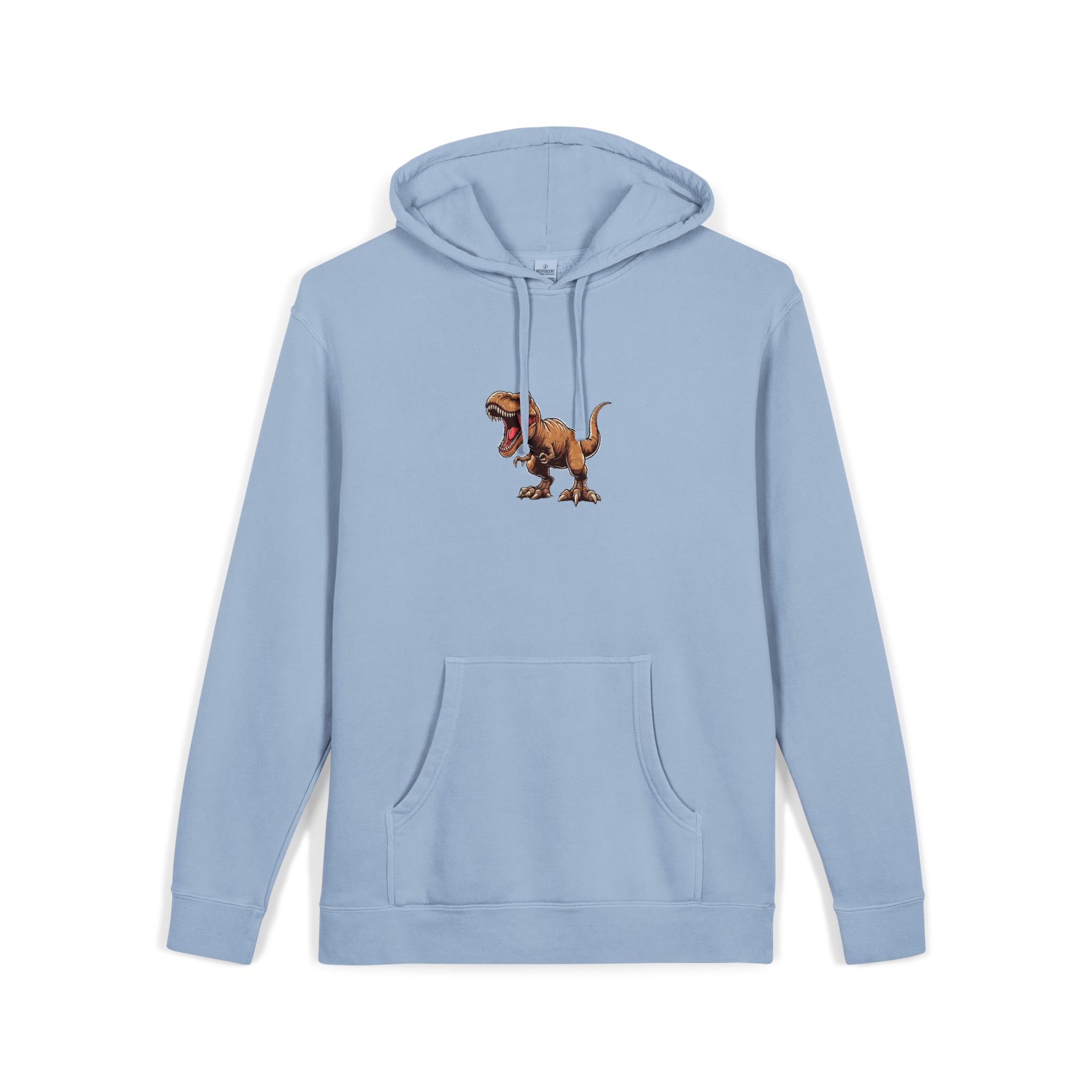 T Rex 1 Unisex Pigment Dyed Hoodie Embroidery - Image 19