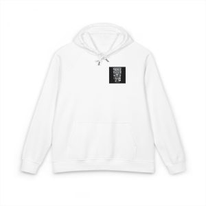 Voodoo People Black White Unisex Eco Raglan Hoodie Embroidery