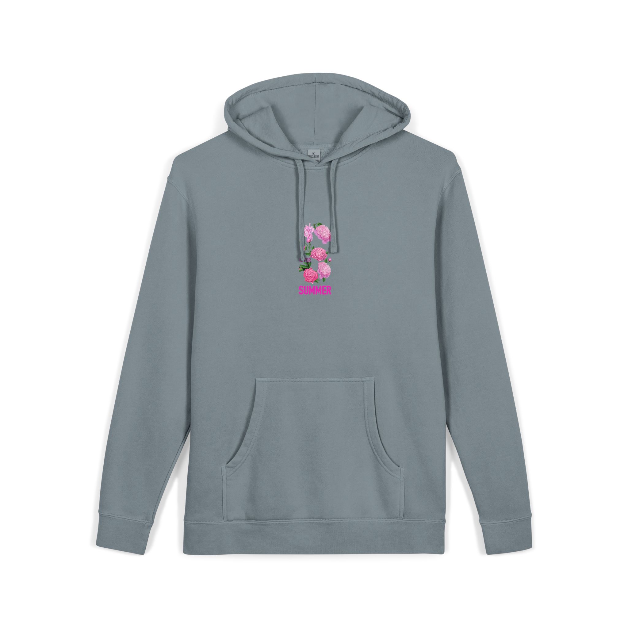 Summer Unisex Pigment Dyed Hoodie Embroidery - Image 23