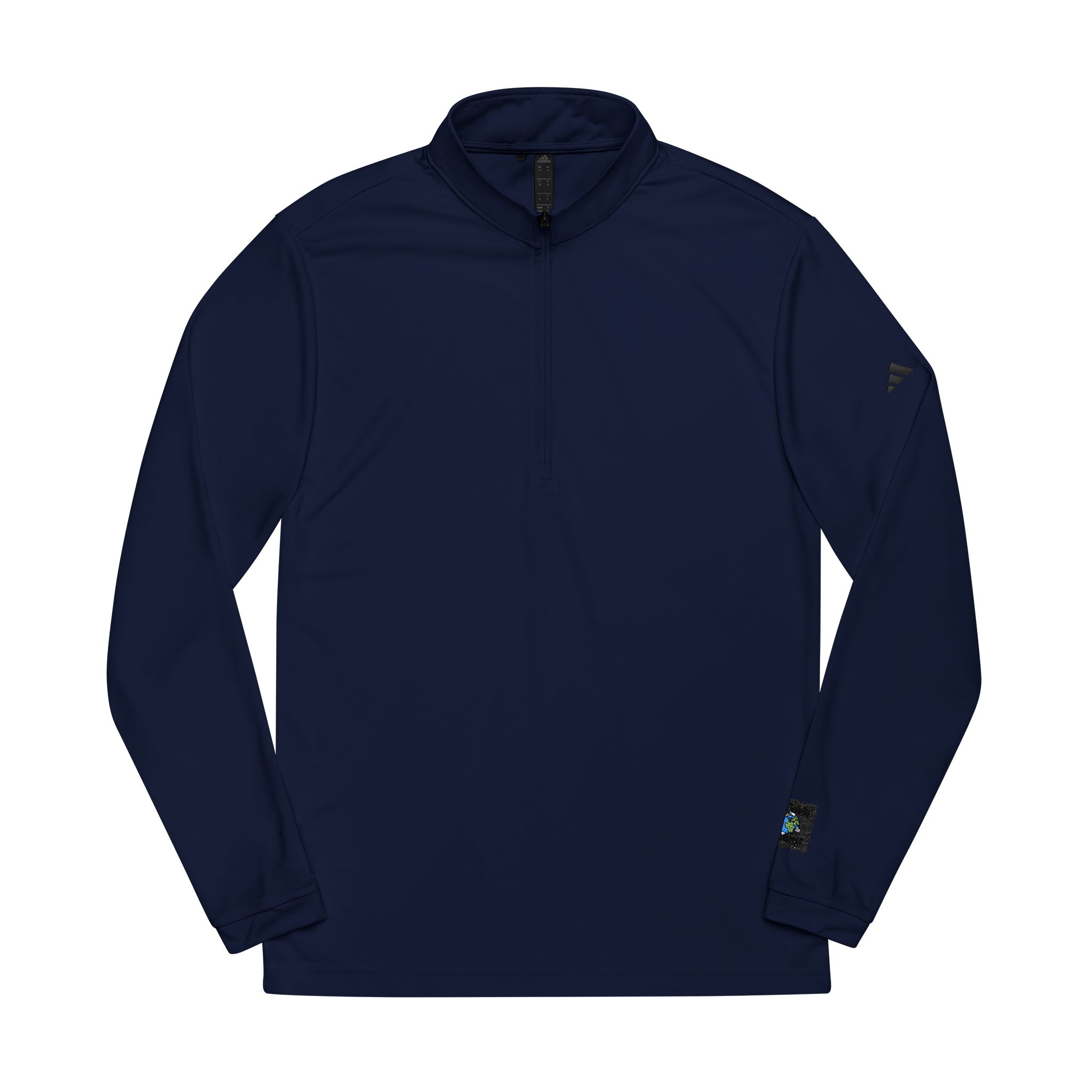 Earthday Design Adidas Quarter Zip Pullover Embroidery - Image 9