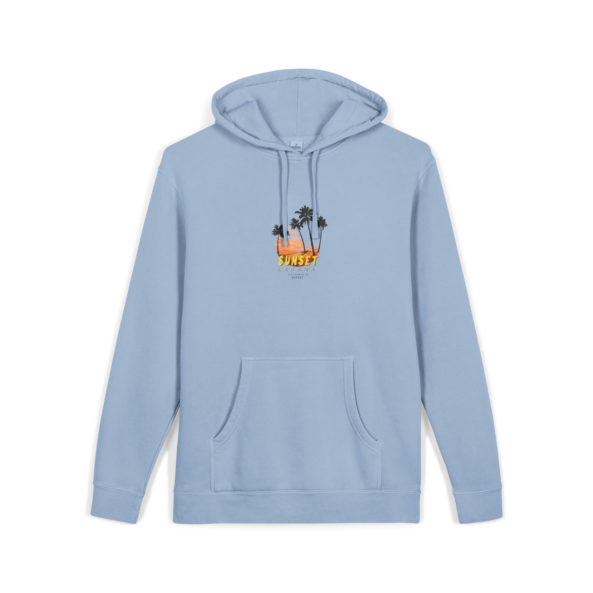 Sunset Cabana Unisex Pigment Dyed Hoodie Embroidery - Image 19