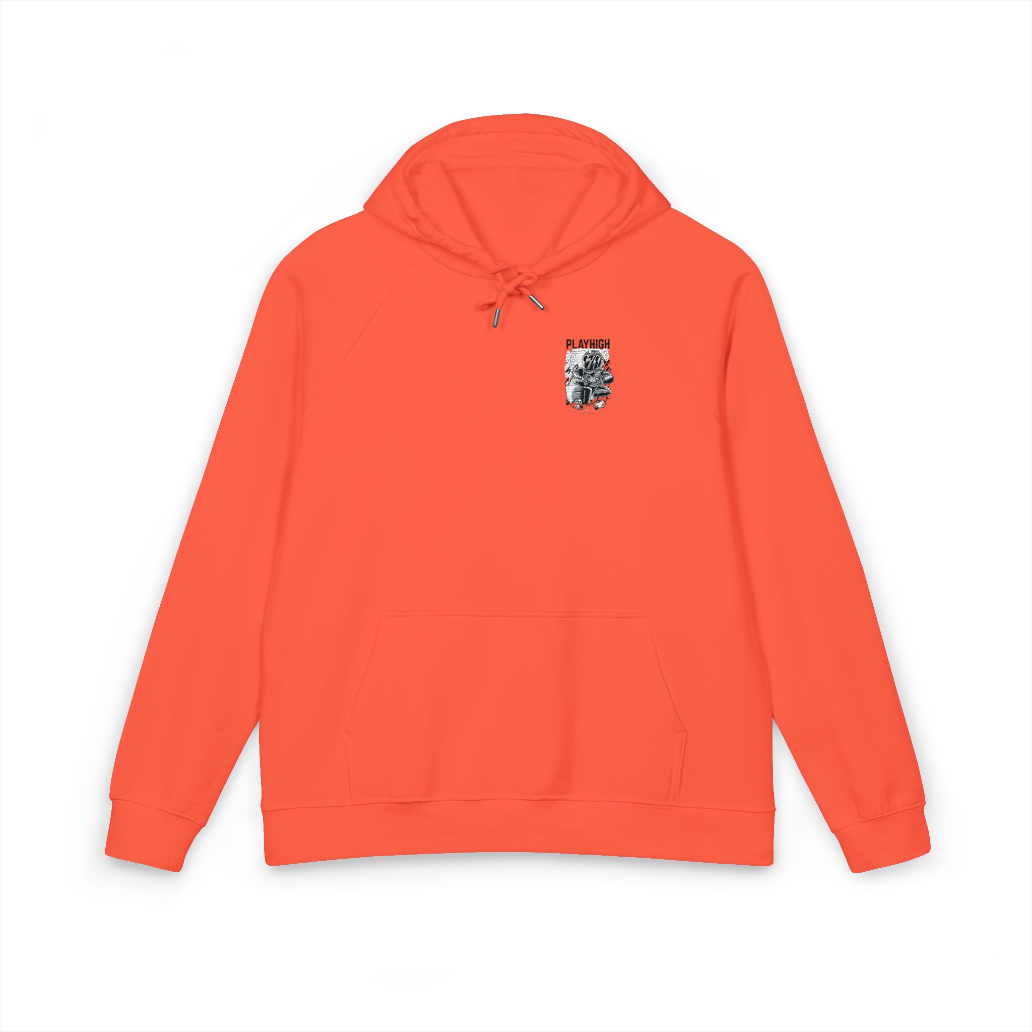 Playhigh Unisex Eco Raglan Hoodie Embroidery - Image 5