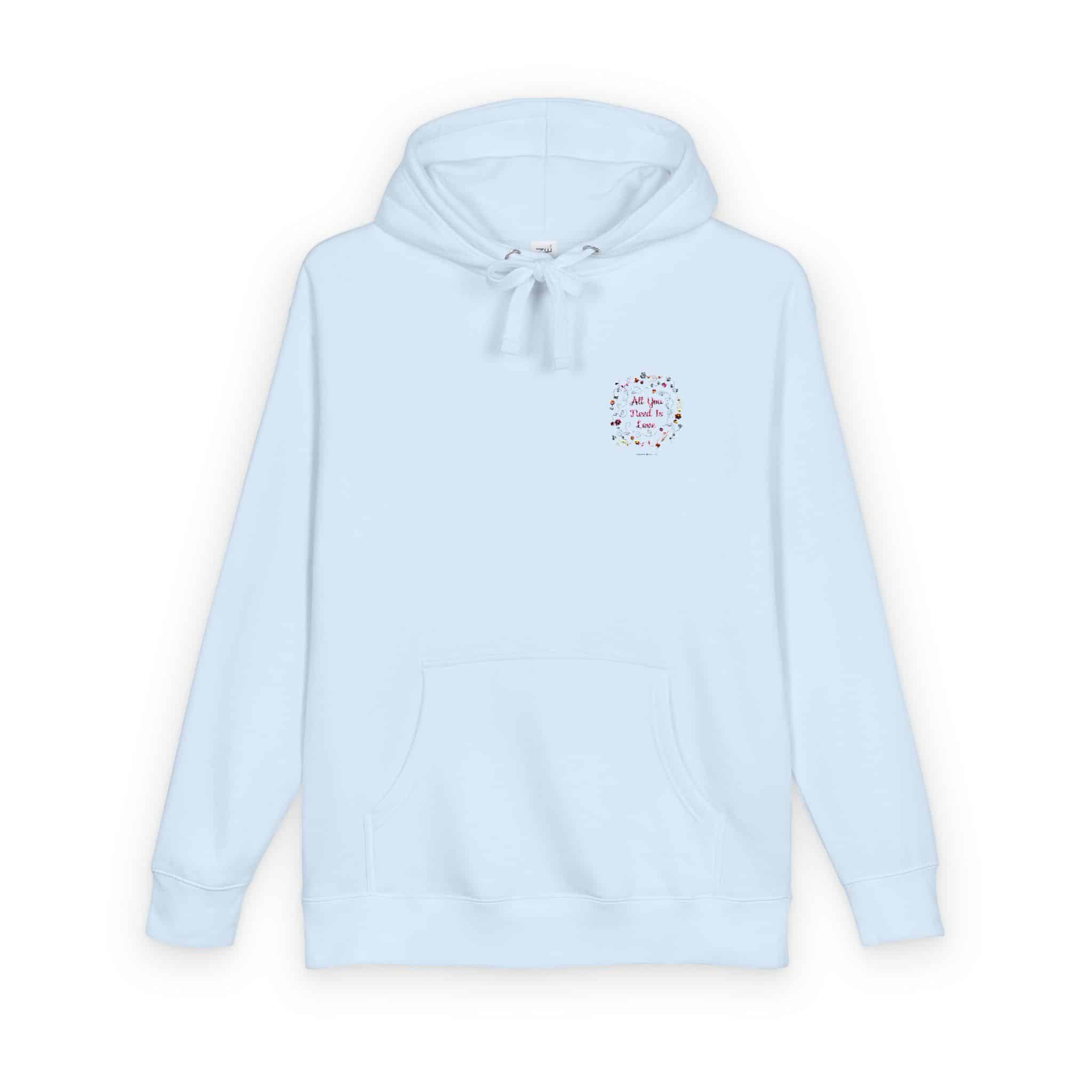 Romantic Valentine S Day Card Unisex Fleece Hoodie - Image 10