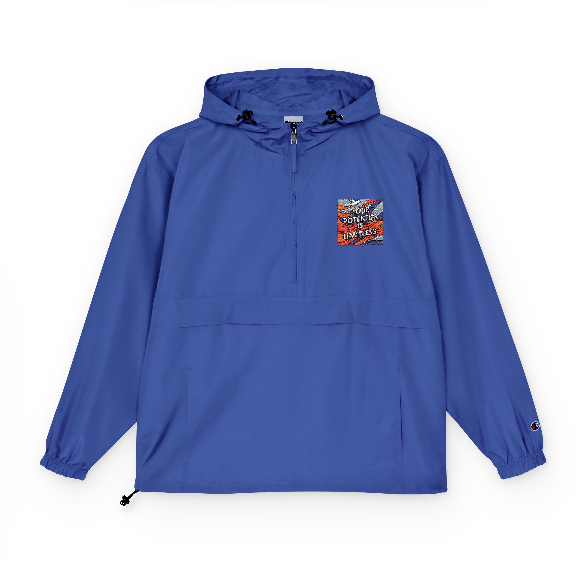 Your Potential Is Limitless Champion Unisex Packable Anorak Jacket - Image 13