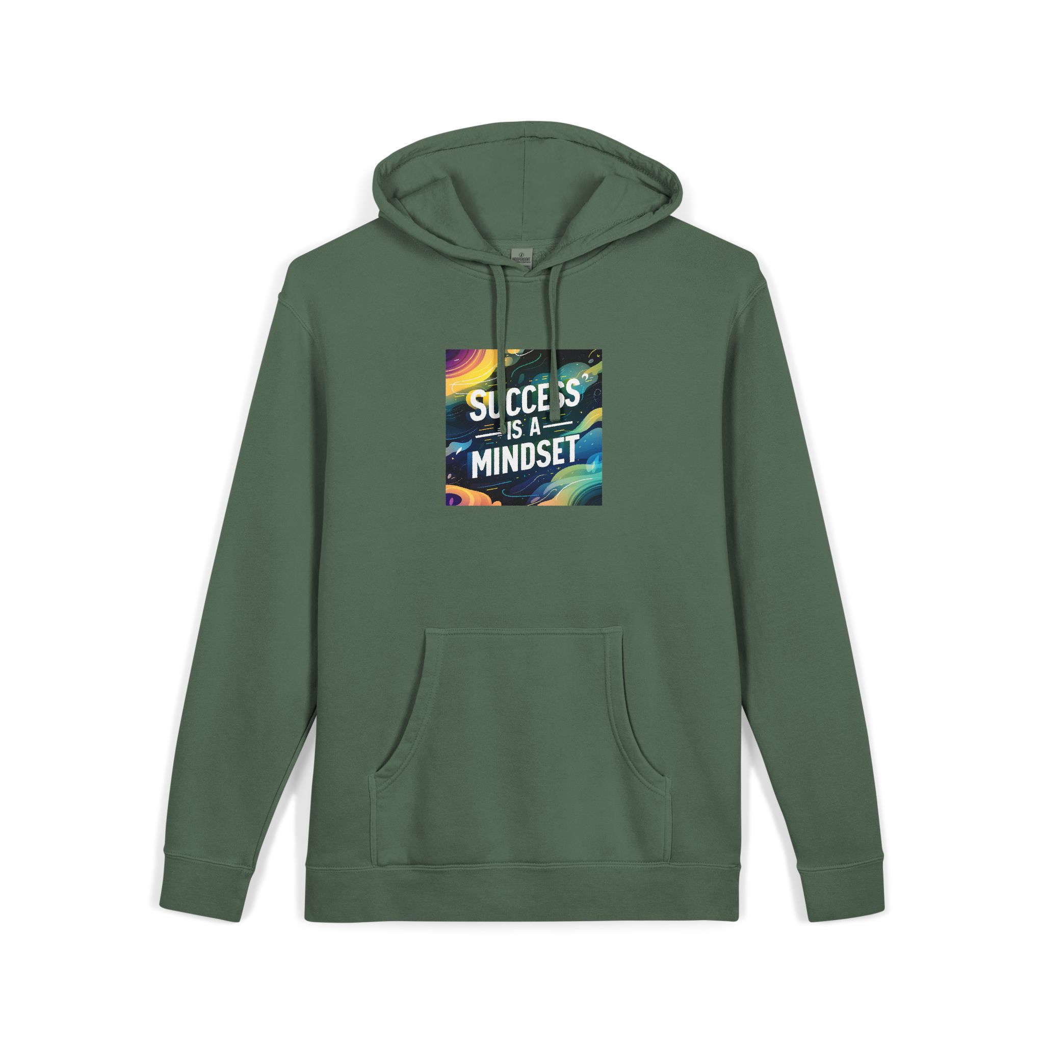 Success Is A Mindset Unisex Pigment Dyed Hoodie Embroidery - Image 15