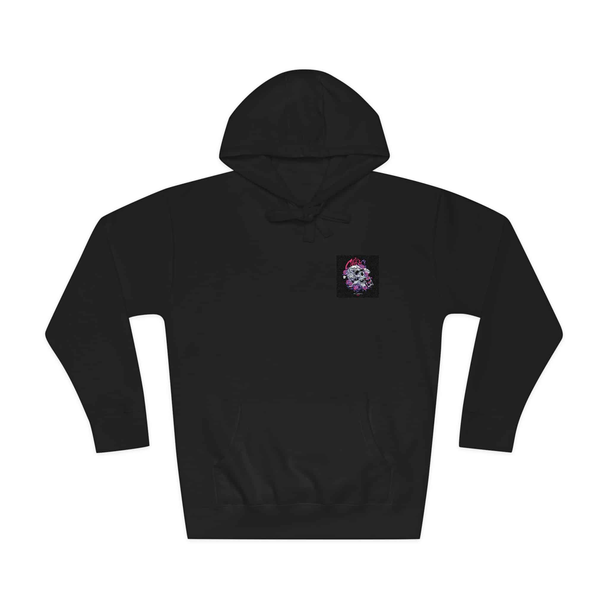 Skull Tattoomachine With Text Illustration Unisex Fleece Hoodie - Image 33