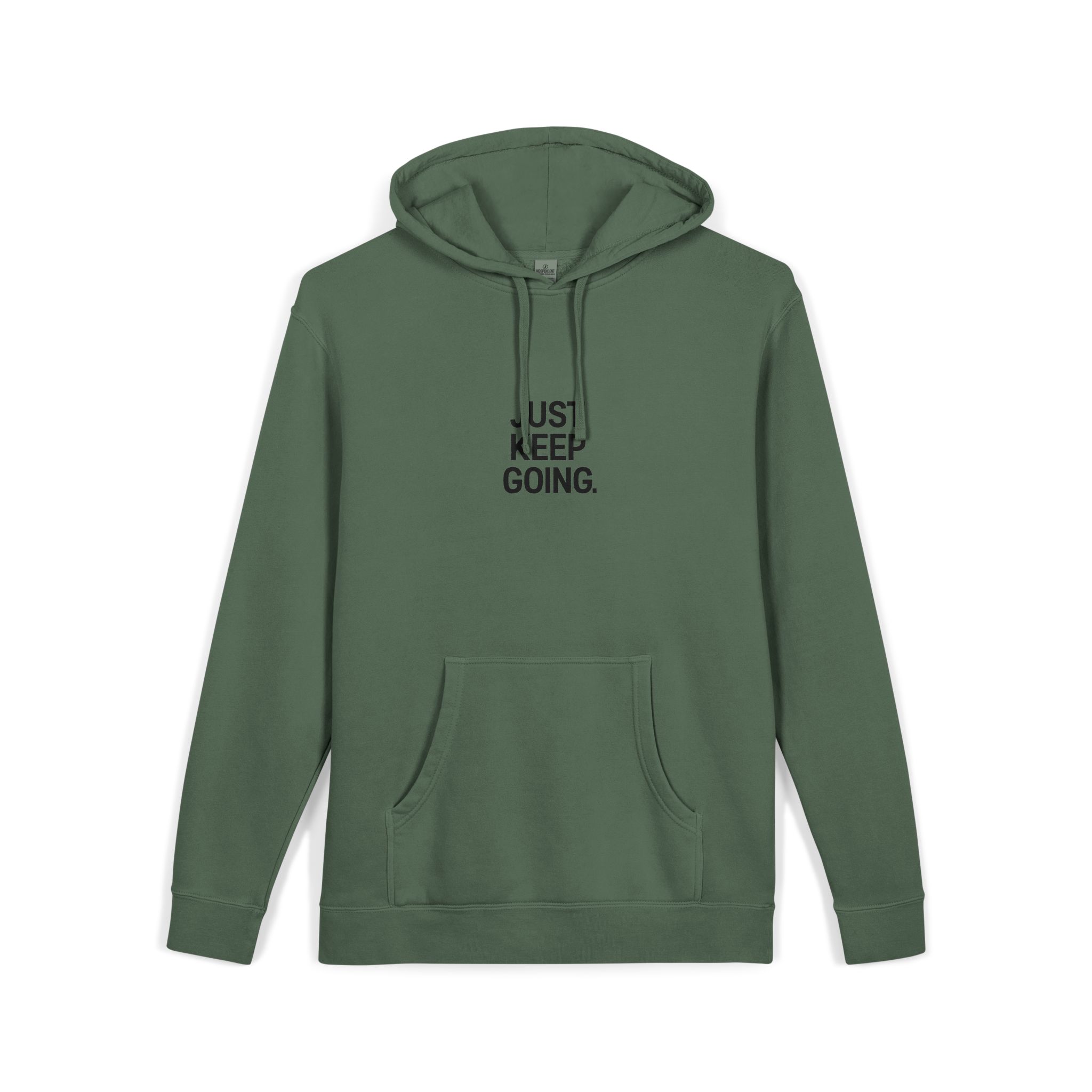 Typography Slogan Motivational Tshirt Design Copia Unisex Pigment Dyed Hoodie Embroidery - Image 15