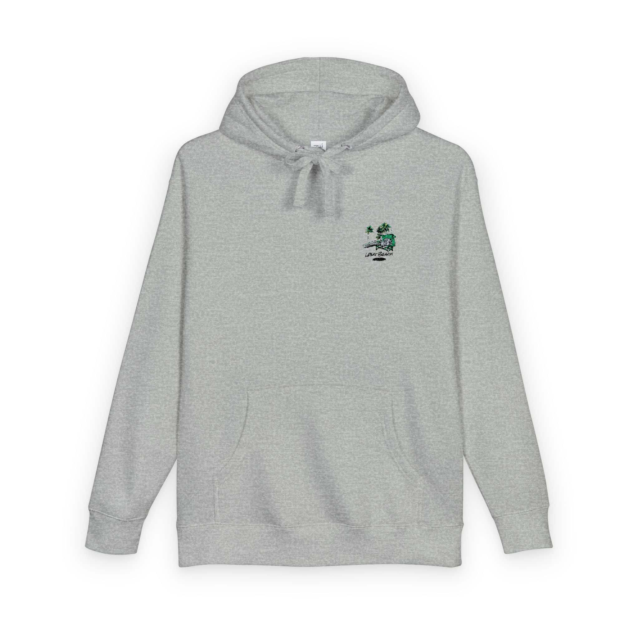 Long Beach California Unisex Fleece Hoodie - Image 14