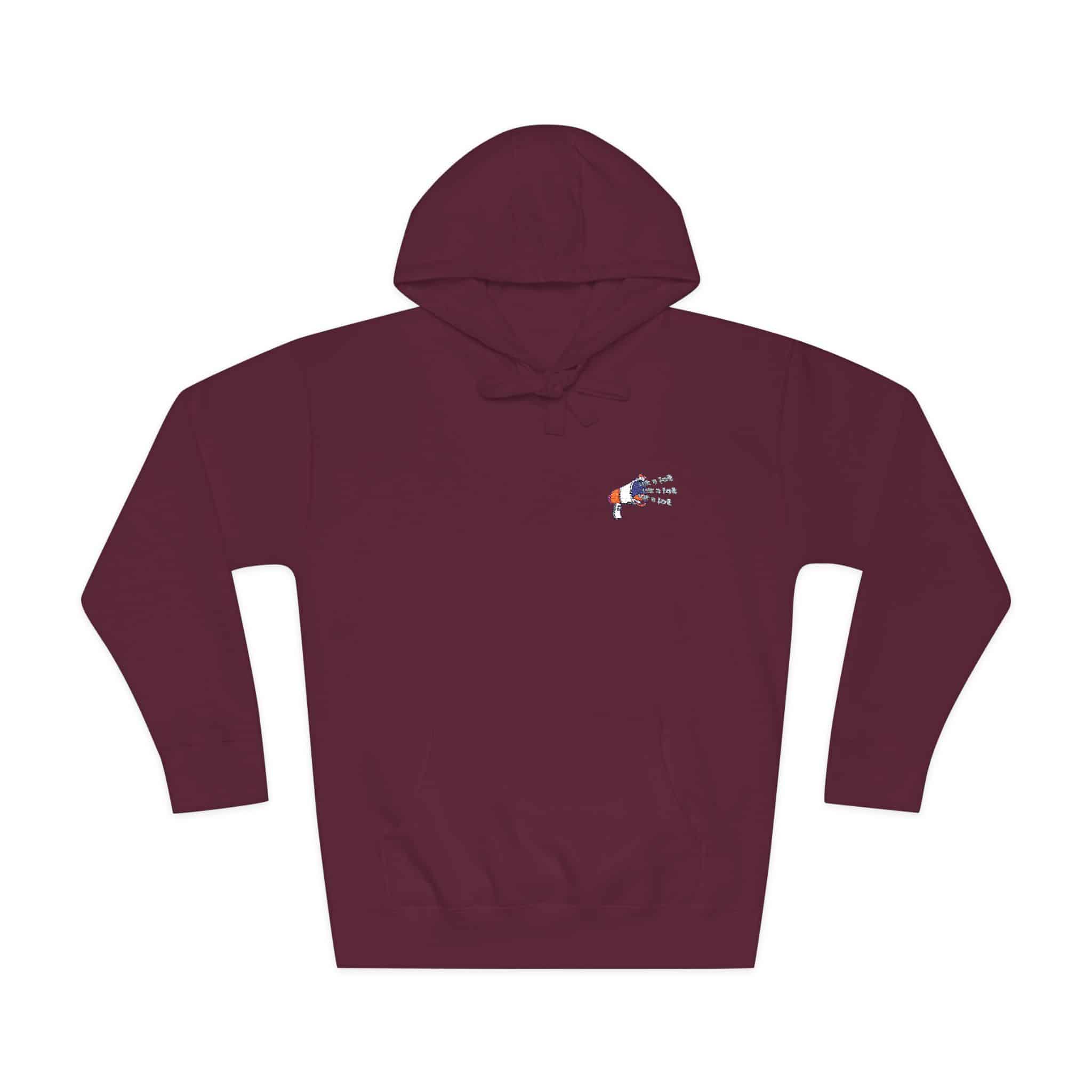 Talk A Lot Unisex Fleece Hoodie - Image 29