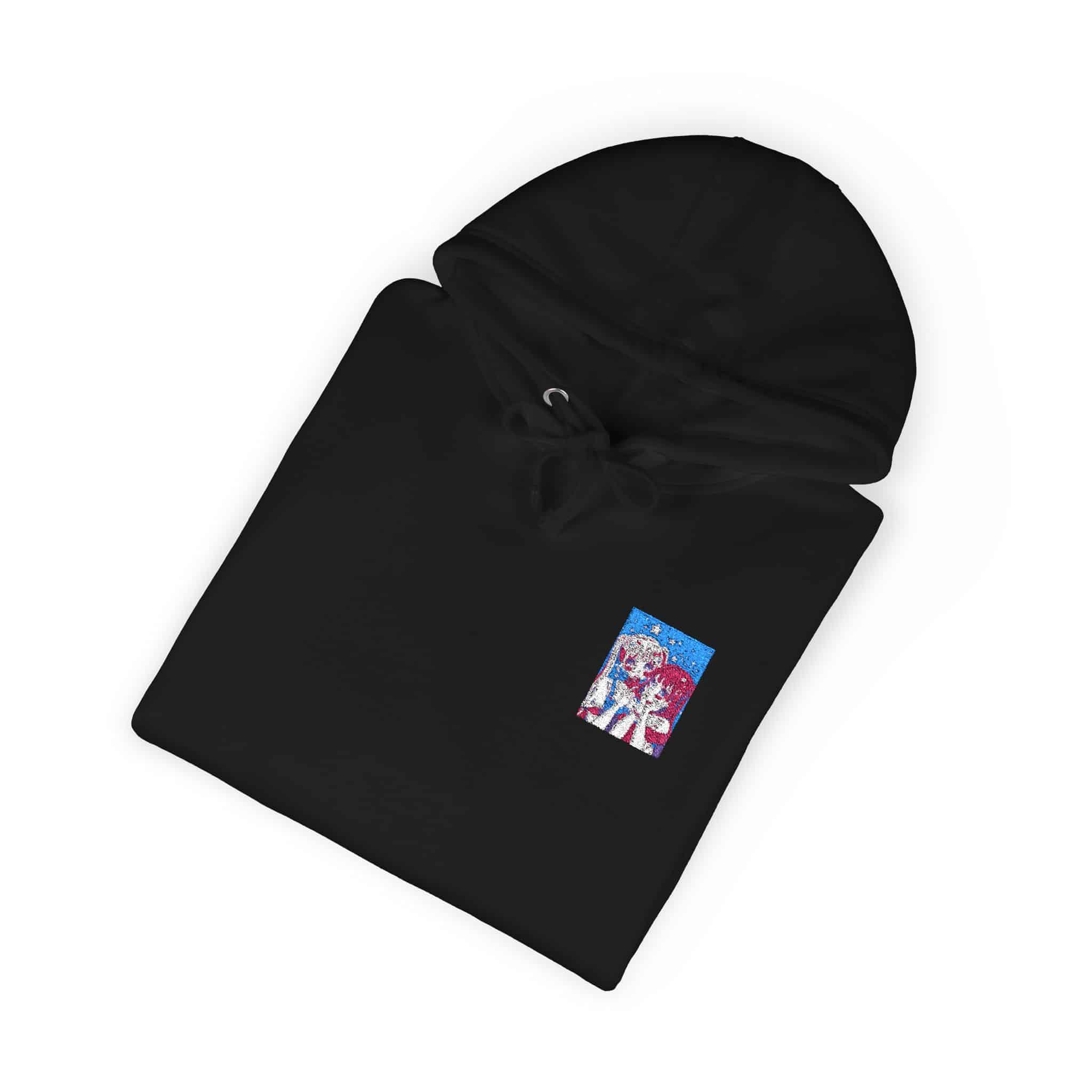Portrait Anime Character With Stars (2) Unisex Fleece Hoodie - Image 36