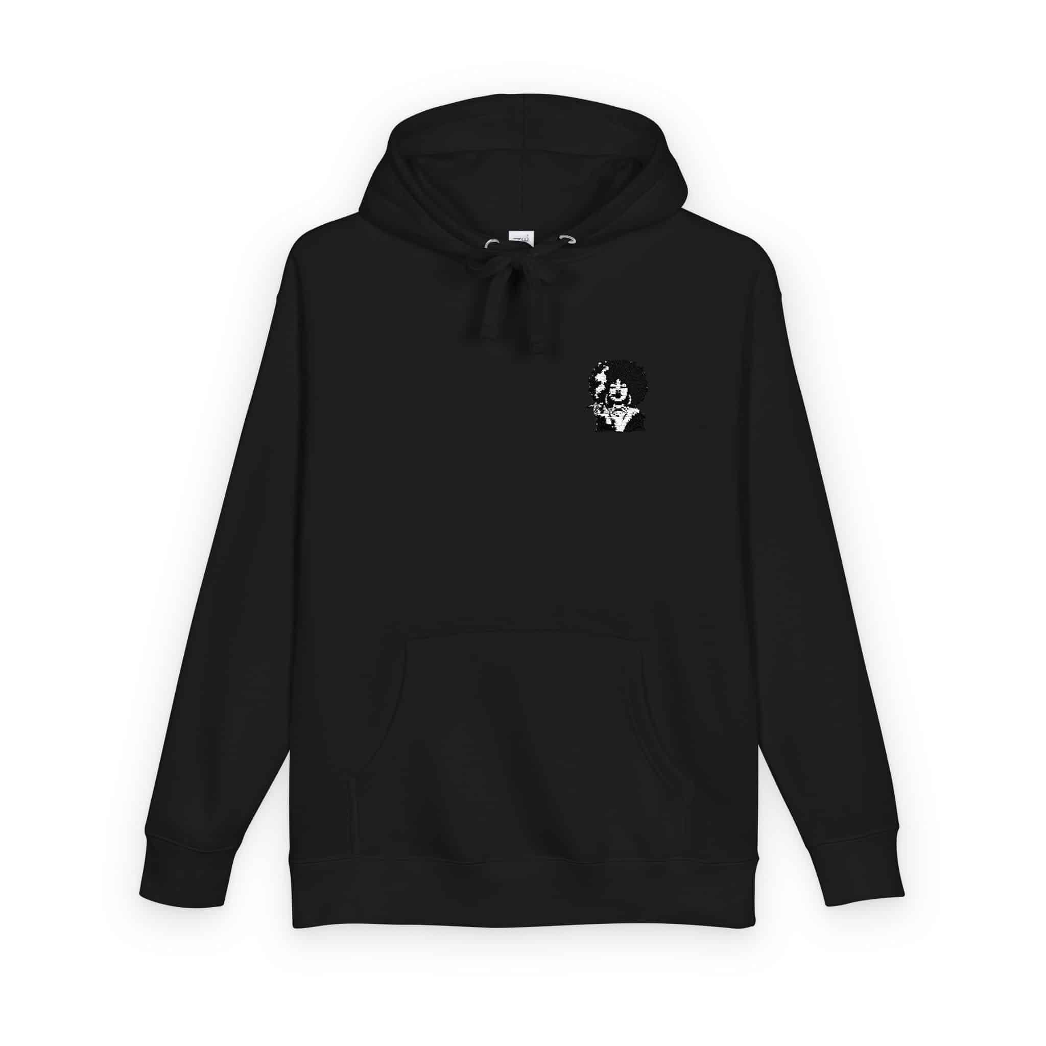 Afro Girl Smoking Svg 1 Unisex Fleece Hoodie - Image 34