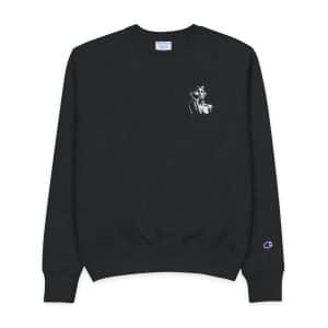 Woman Apple 181409 Mens Champion Crewneck Sweatshirt