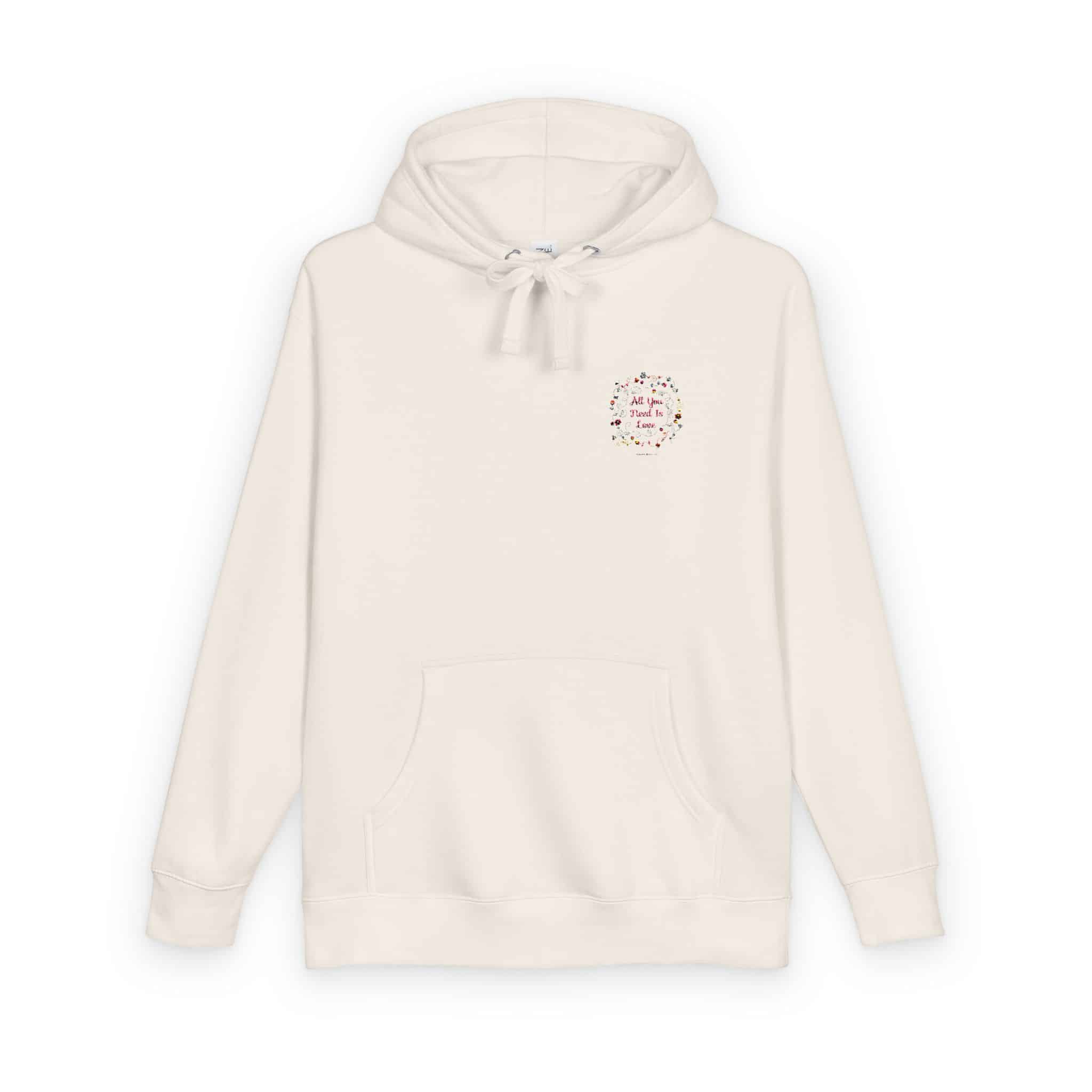 Romantic Valentine S Day Card Unisex Fleece Hoodie - Image 6
