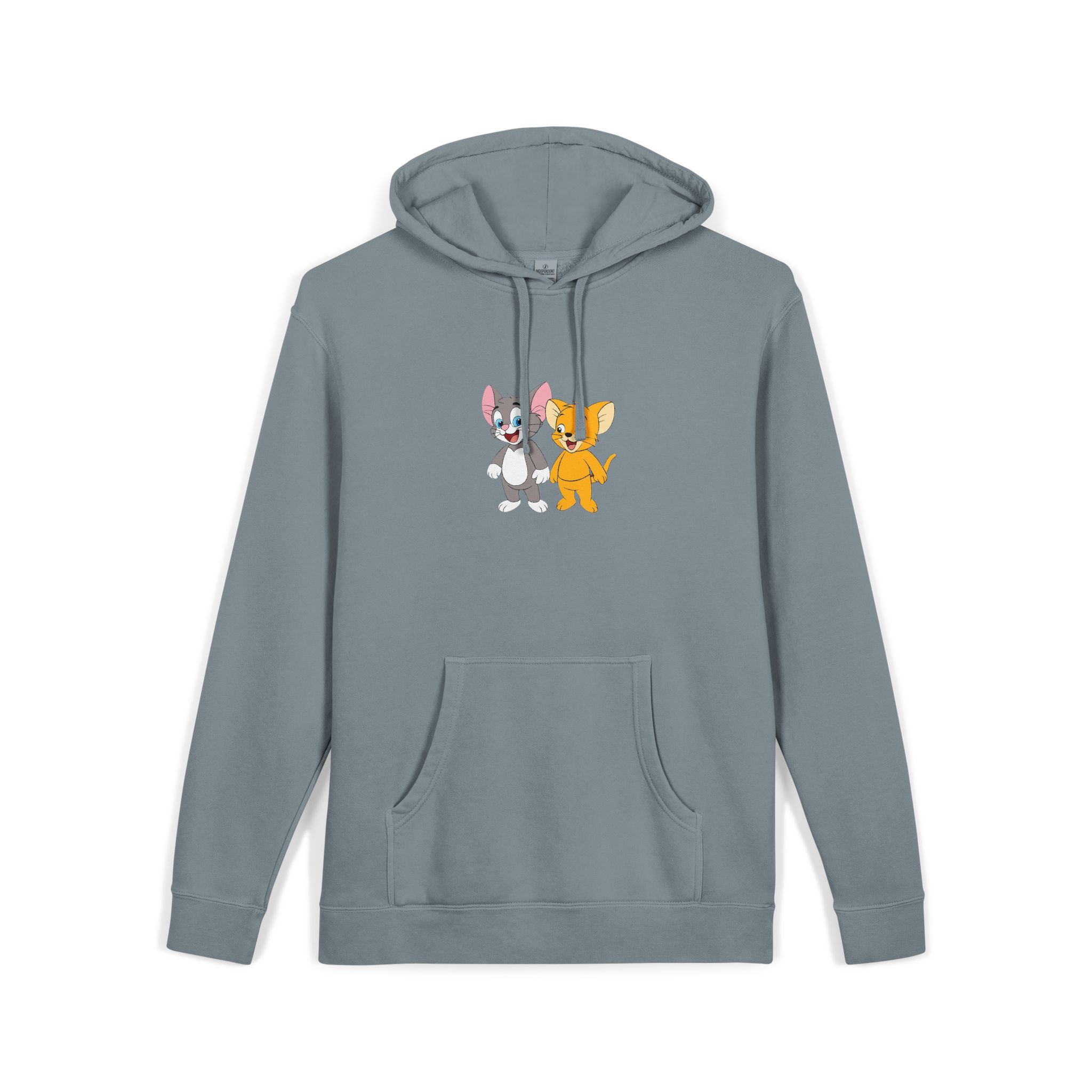 Tom and Jerry Unisex Pigment Dyed Hoodie Embroidery - Image 23