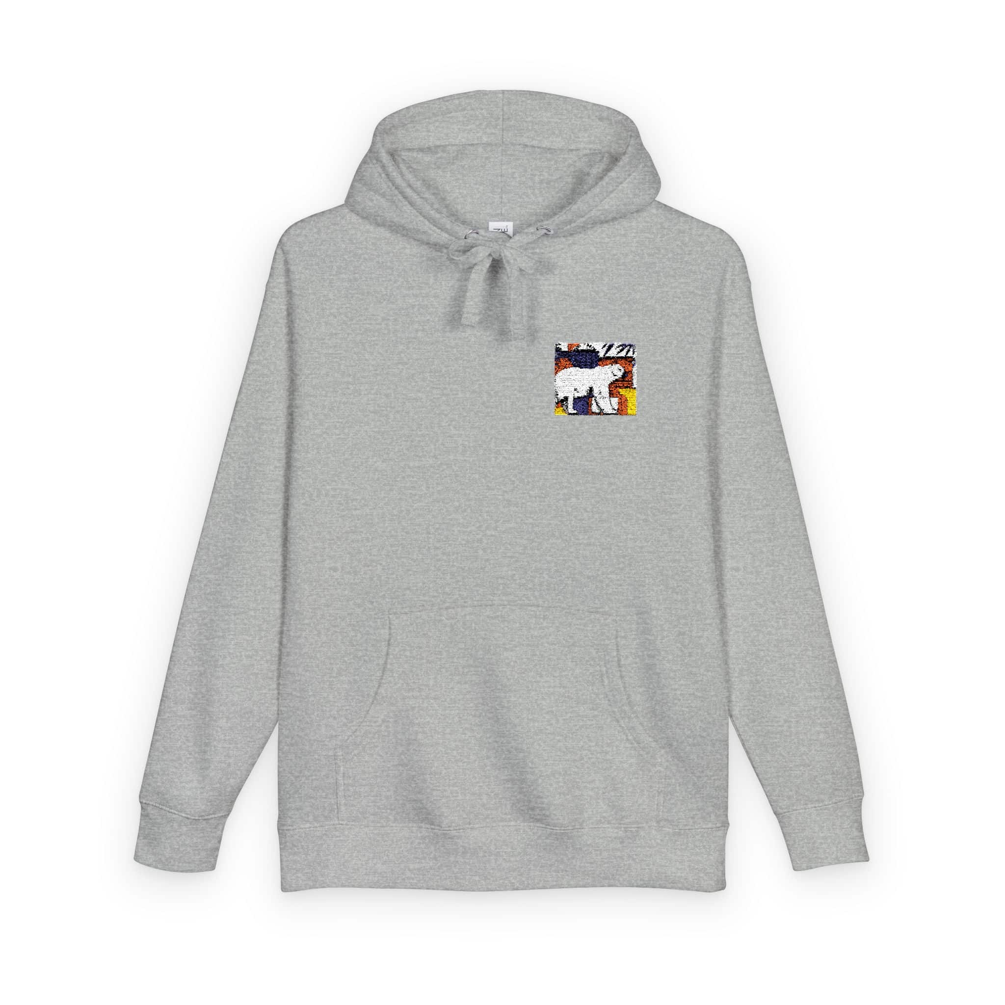 Polar Bear 5 Unisex Fleece Hoodie - Image 14