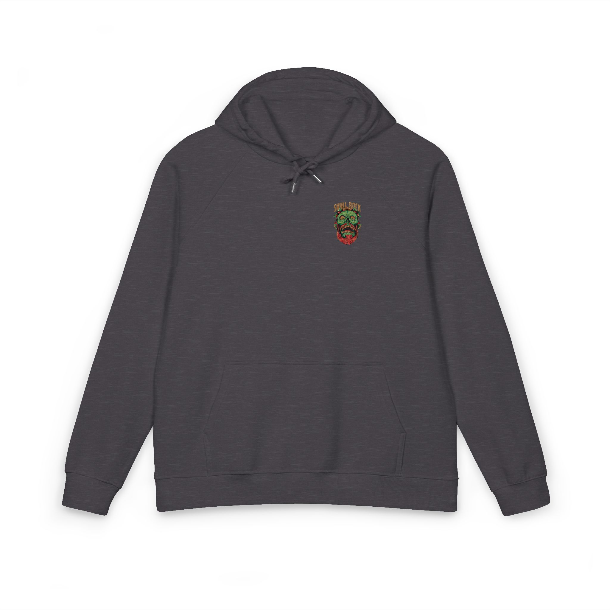Skull Rock 1 181342 Unisex Eco Raglan Hoodie Embroidery - Image 9