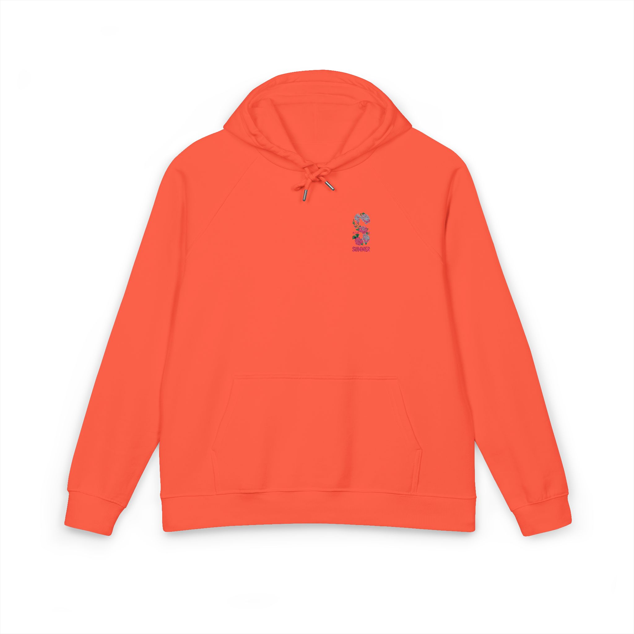 Summer Unisex Eco Raglan Hoodie Embroidery - Image 5