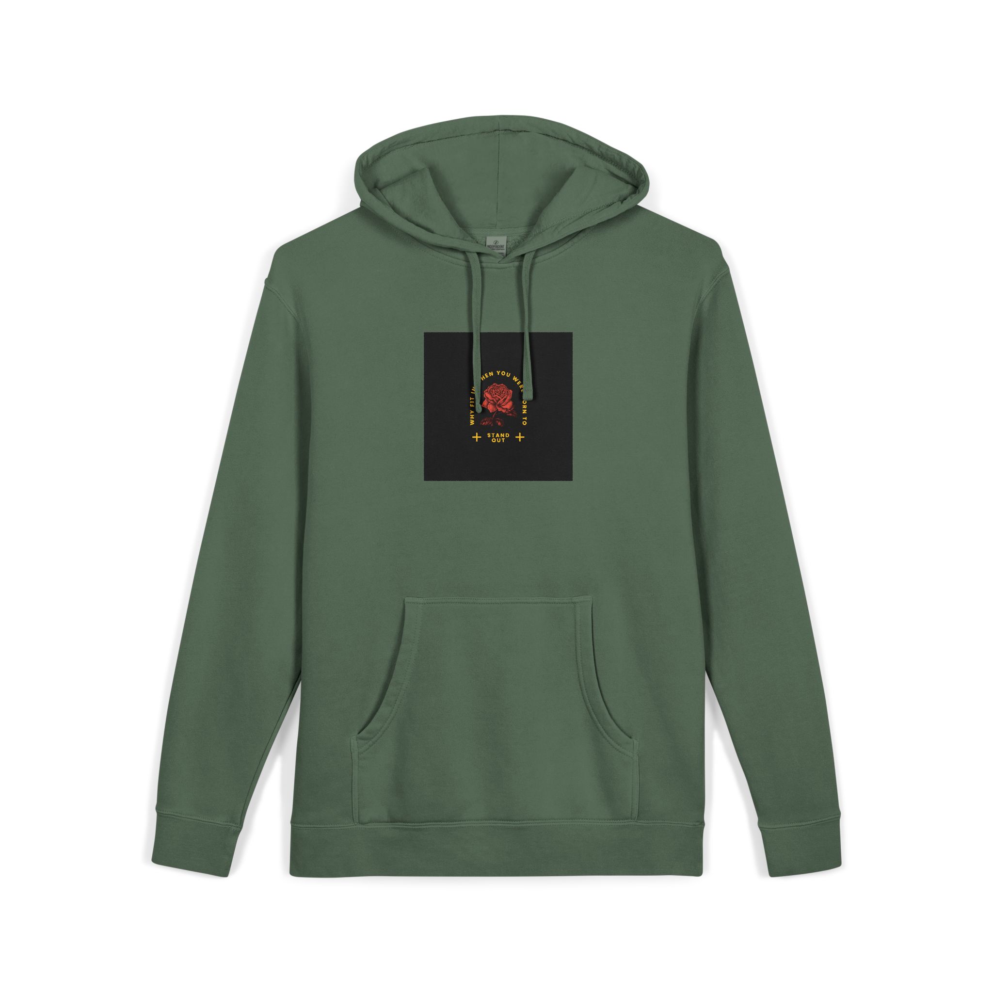 Stand Out Unisex Pigment Dyed Hoodie Embroidery - Image 15