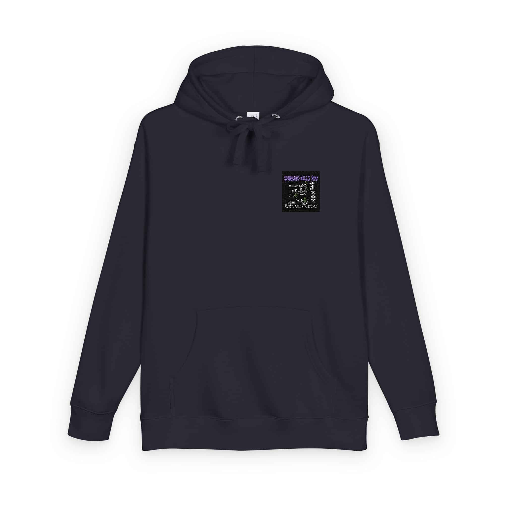 Smoking Kills You Skull Graphic Retro Design Vector (còpia) Unisex Fleece Hoodie - Image 22