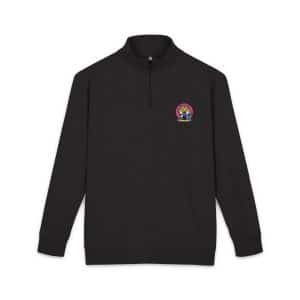 Cute Fox Unisex Fleece Pullover Embroidery