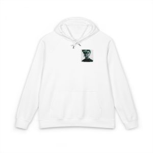 Surreal Skull Unisex Eco Raglan Hoodie Embroidery