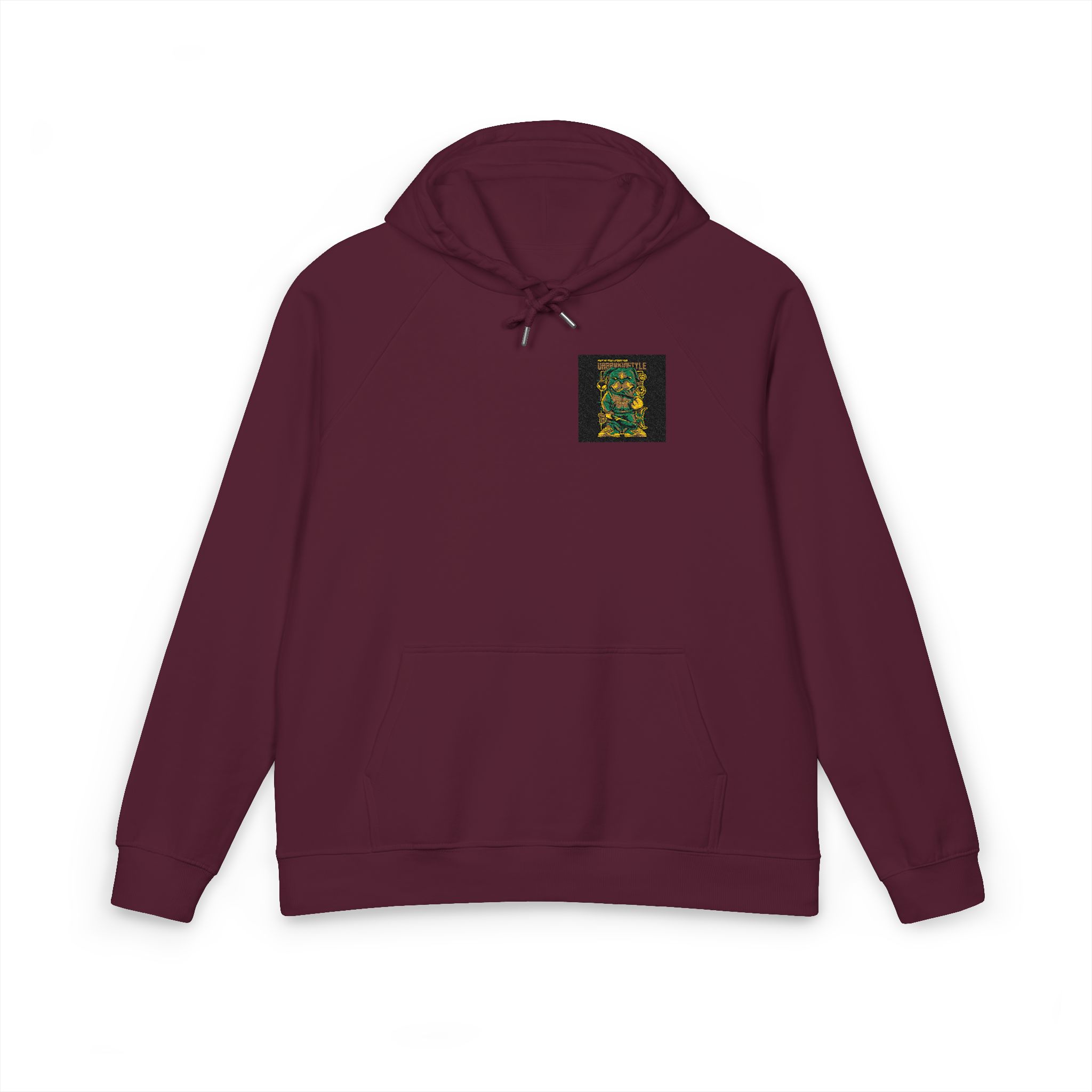 Urbankidstyle Unisex Eco Raglan Hoodie Embroidery - Image 21