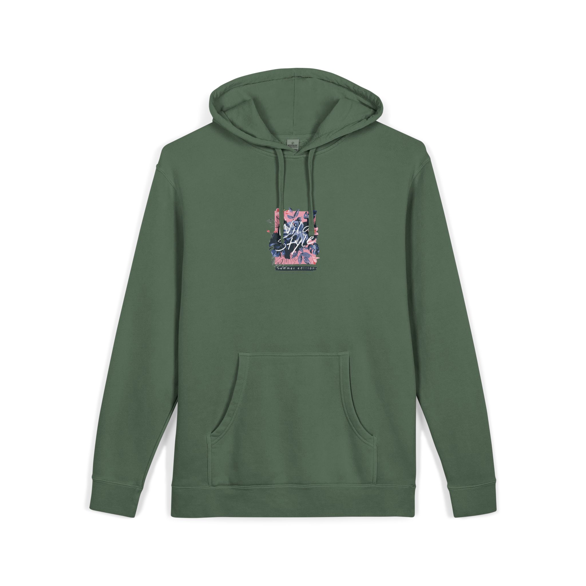 Wild Style Unisex Pigment Dyed Hoodie Embroidery - Image 15