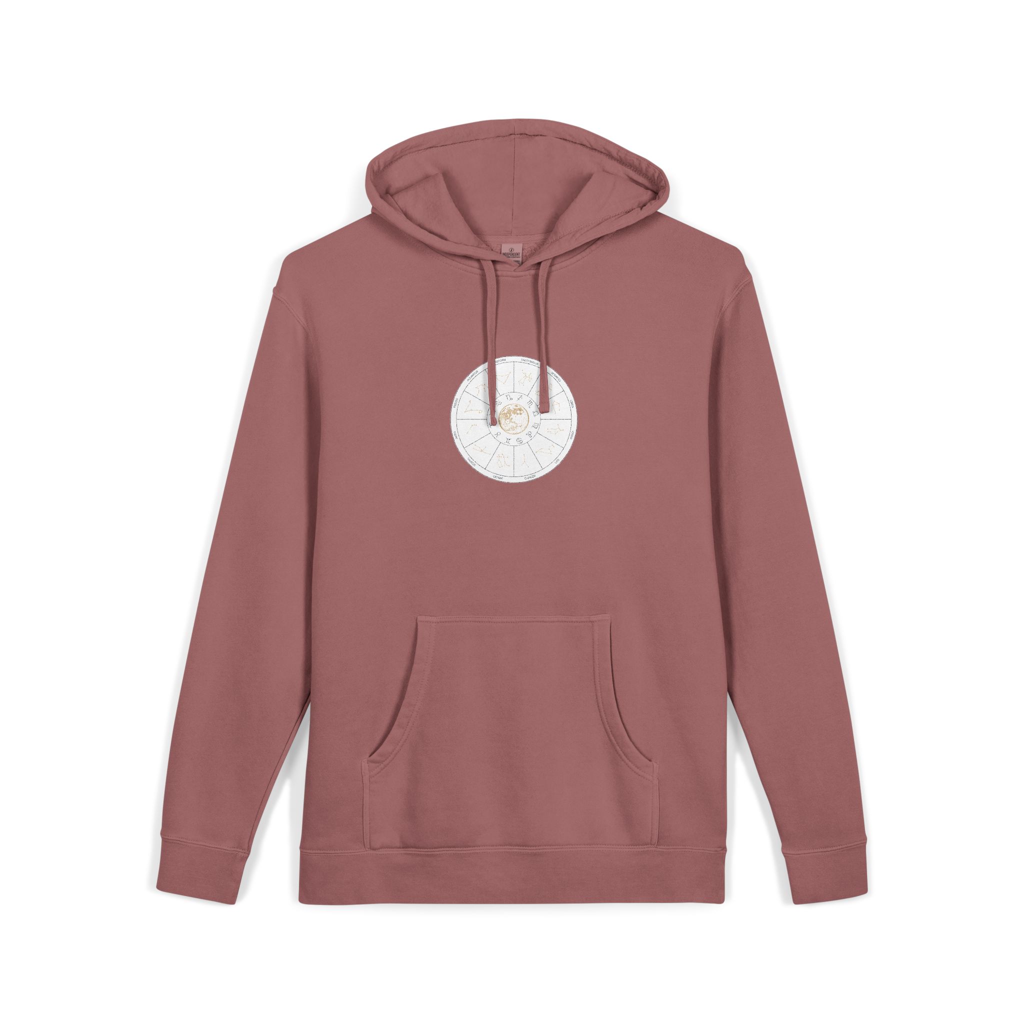 Zodiac Unisex Pigment Dyed Hoodie Embroidery - Image 31