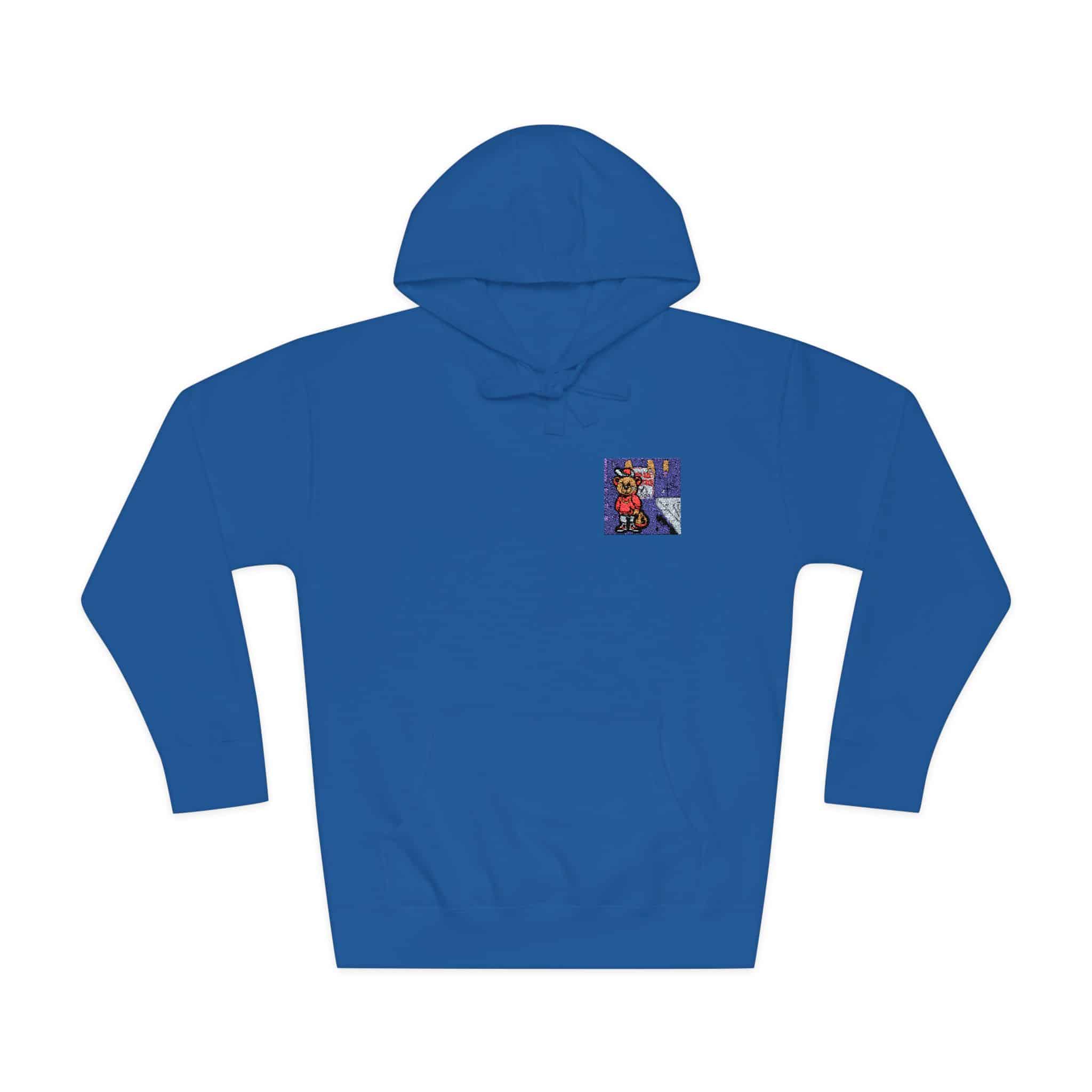 Bear Gangster Member Steals Money Unisex Fleece Hoodie - Image 17