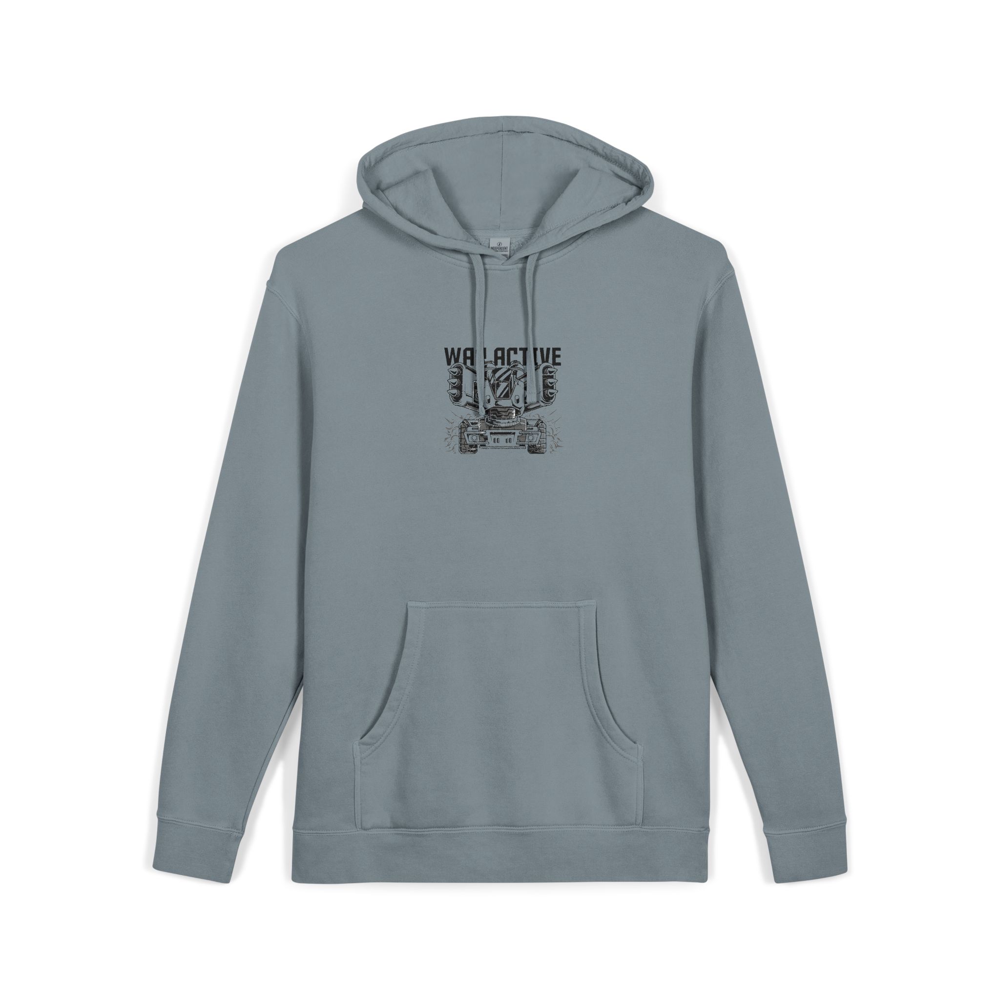 War Active 162515 Unisex Pigment Dyed Hoodie Embroidery - Image 23