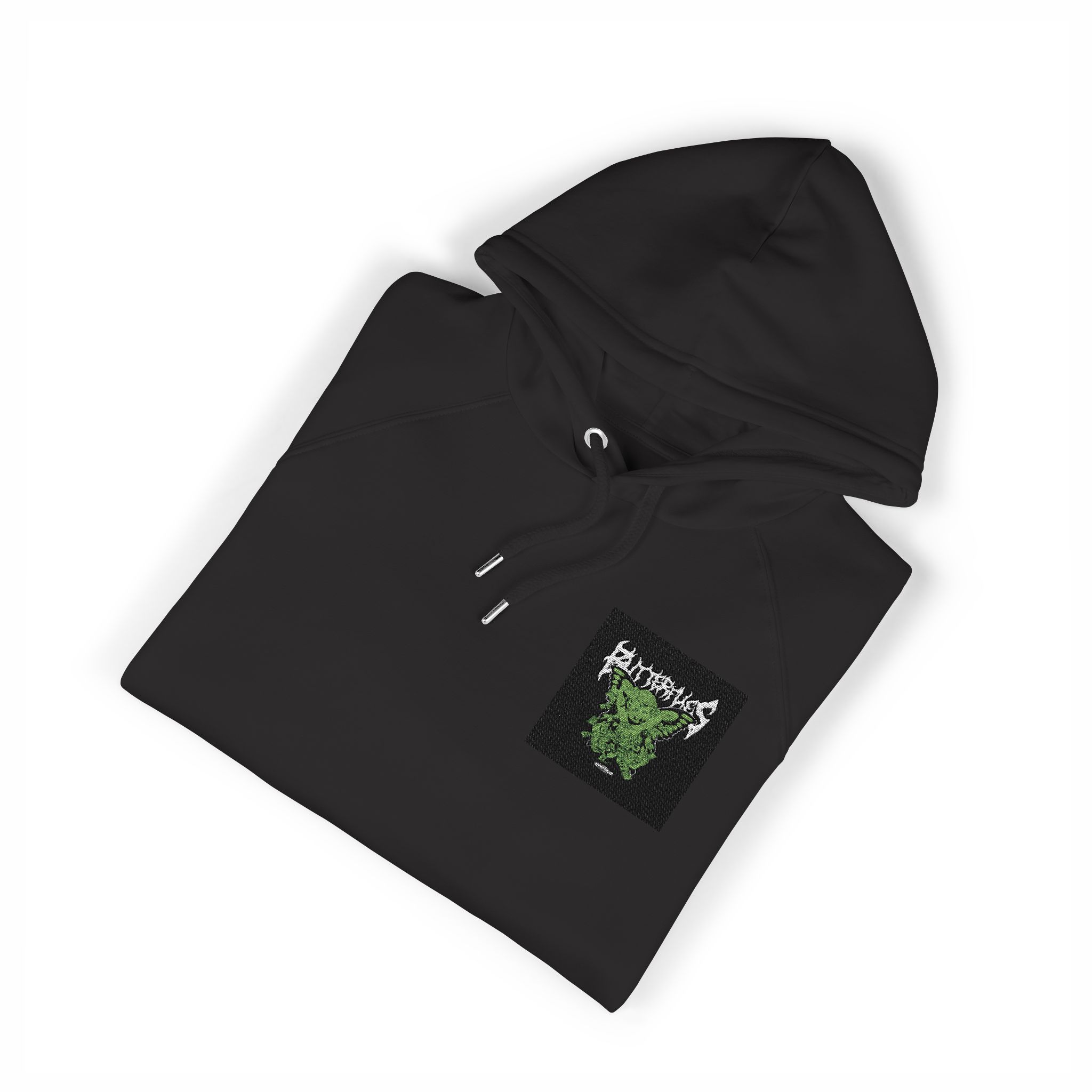 Vector Cupid Money Illustration Streetwear Apparel Design Unisex Eco Raglan Hoodie Embroidery - Image 19