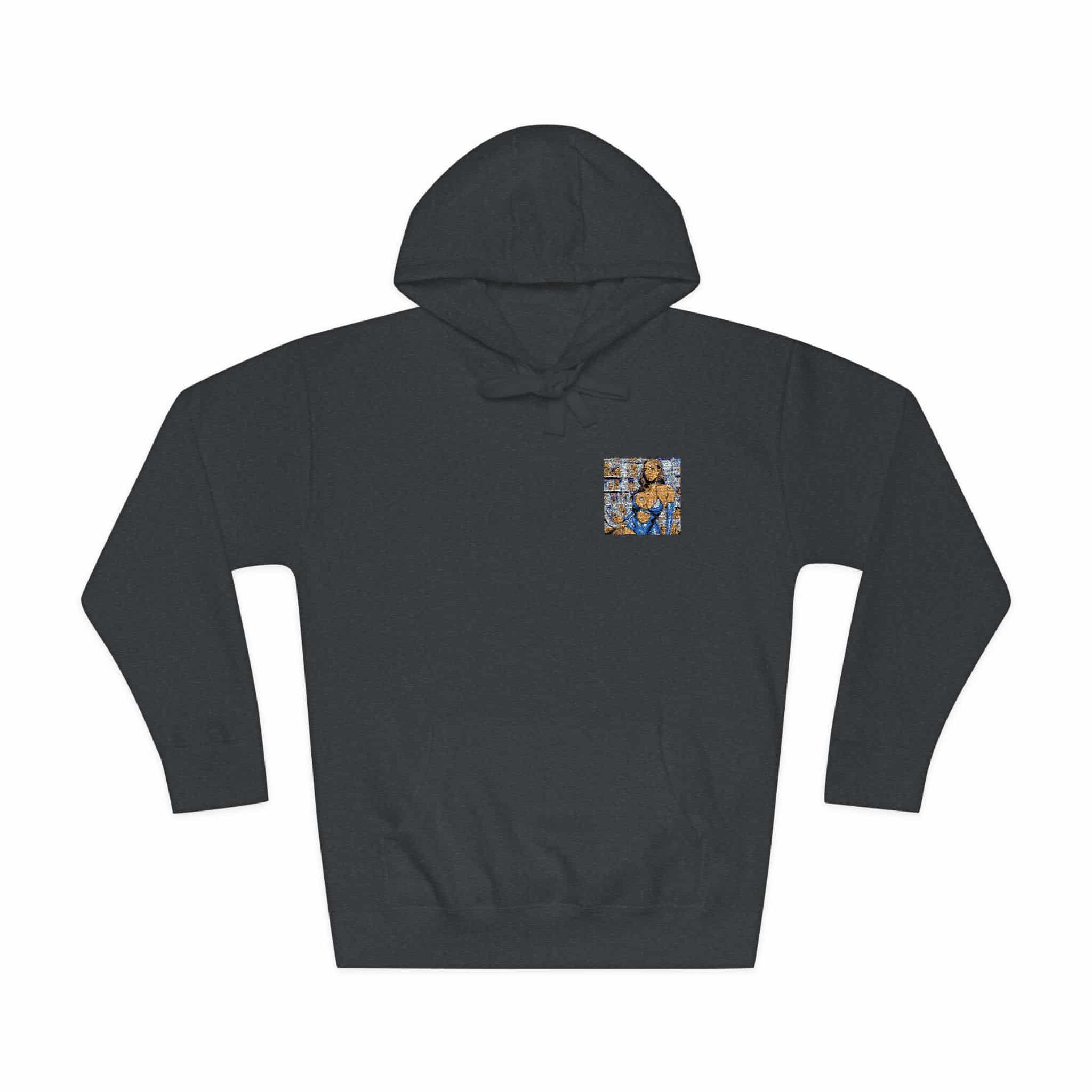 Porn Star V8 Unisex Fleece Hoodie - Image 25