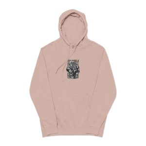 Tech Muscle Unisex Pigment Dyed Hoodie Embroidery