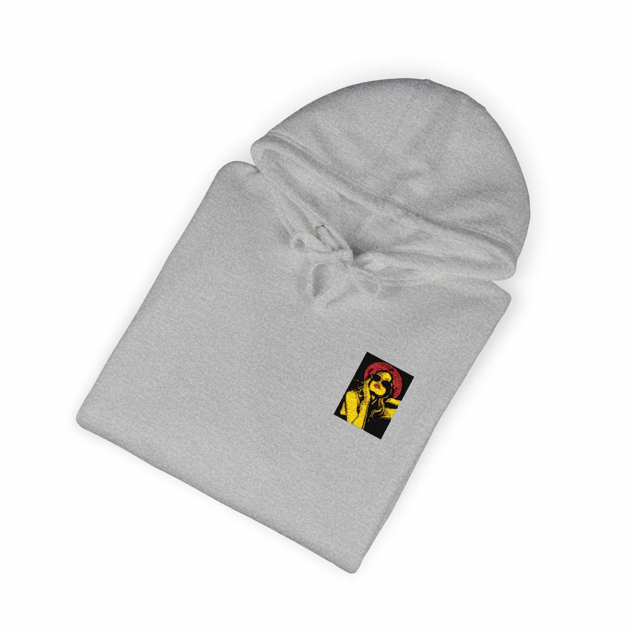 Woman With Sunglasses Unisex Fleece Hoodie - Image 16
