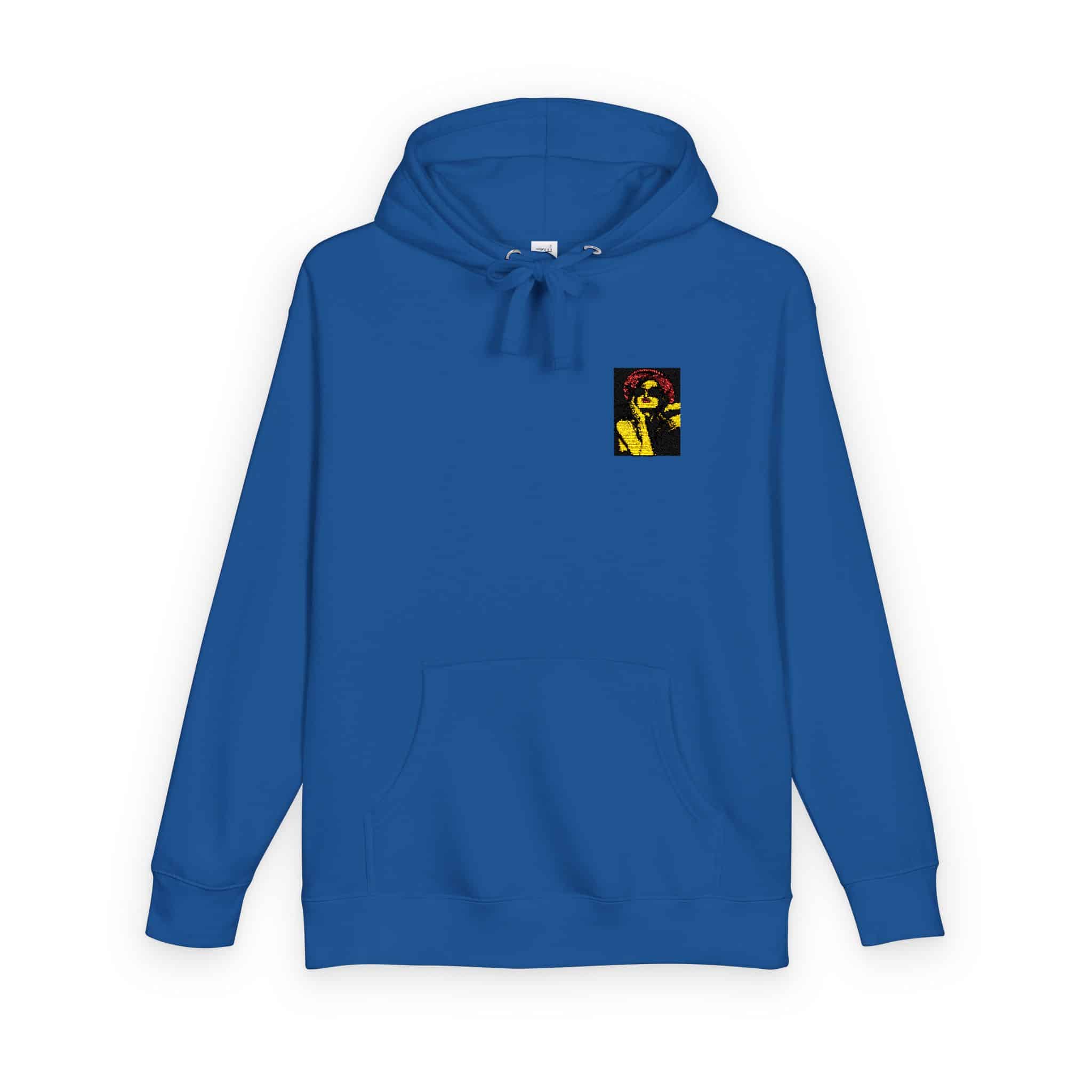 Woman With Sunglasses Unisex Fleece Hoodie - Image 18