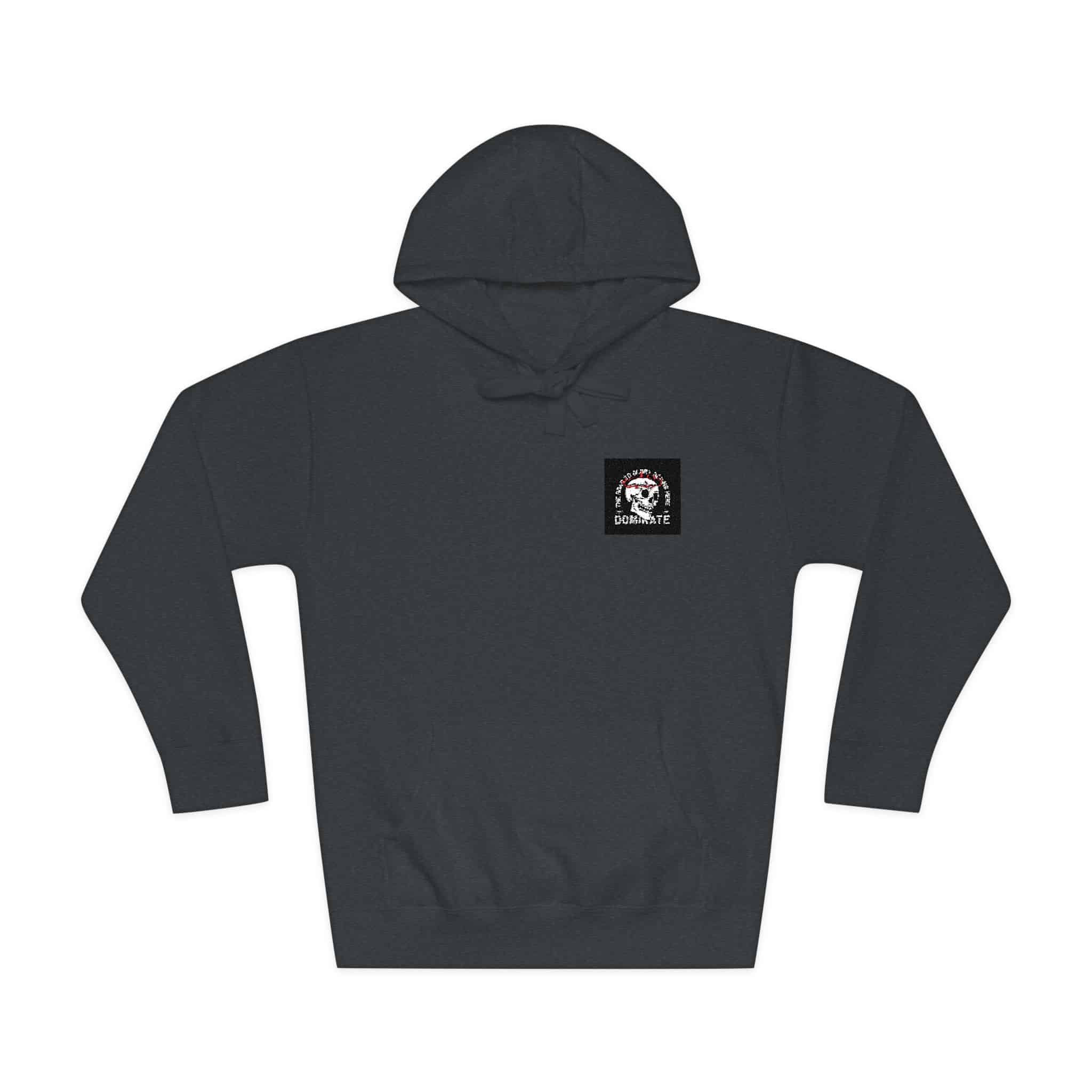 Streetwear Dark Skull Graphic Tshirt Design Vector Template Unisex Fleece Hoodie - Image 25