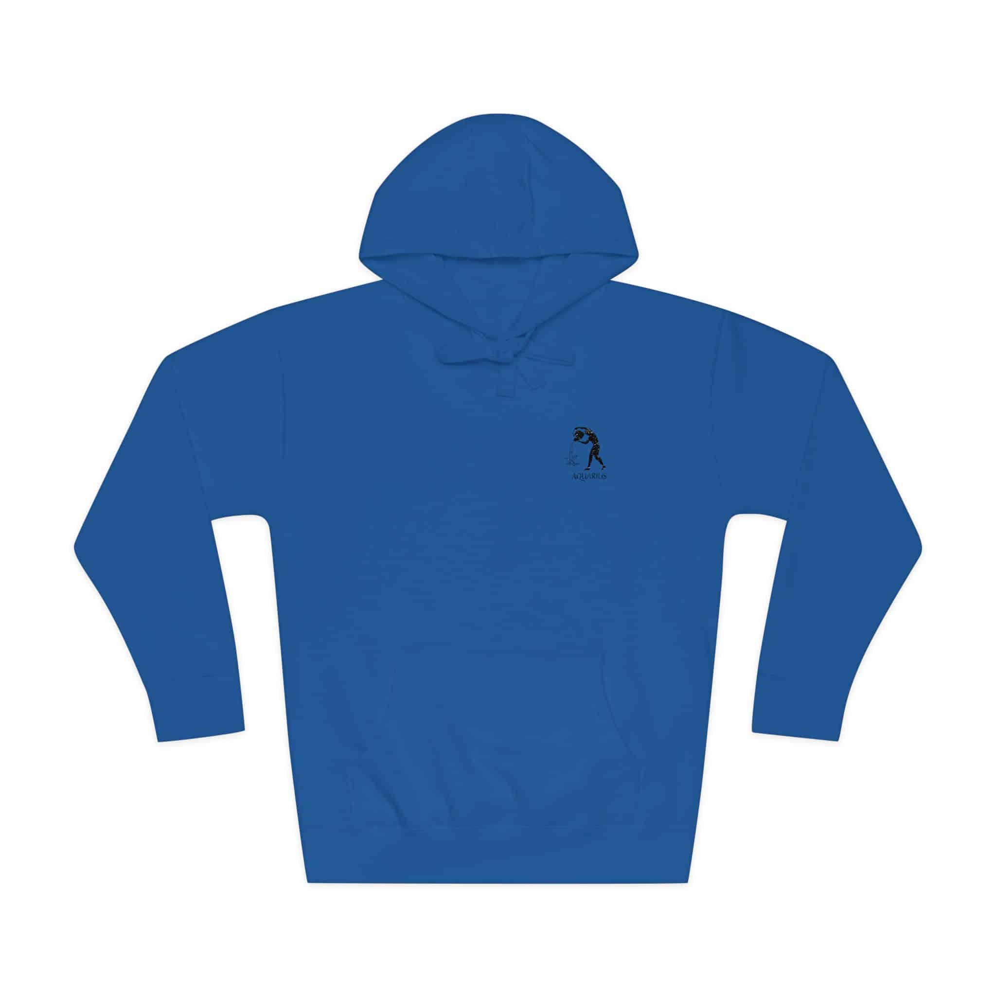 Aquarius Zodiac Sign Unisex Fleece Hoodie - Image 17