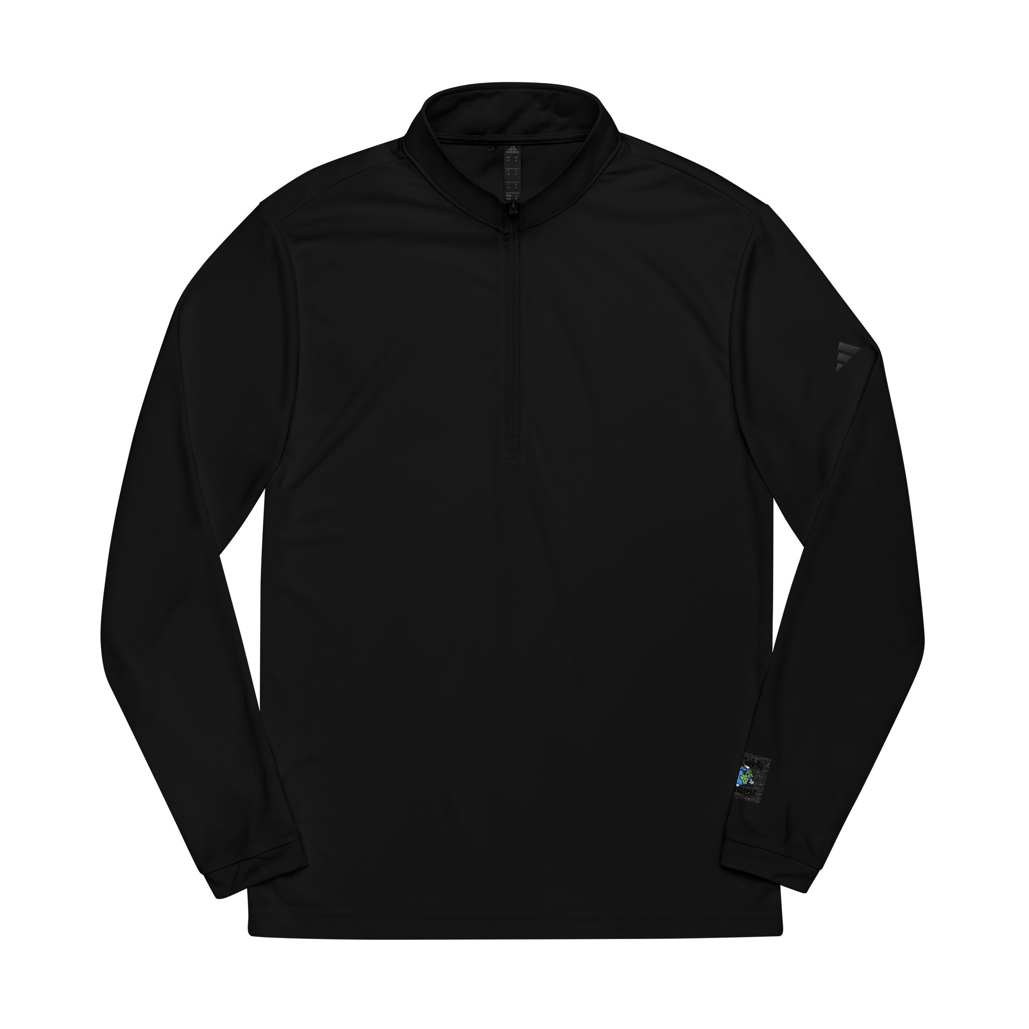 Earthday Design Adidas Quarter Zip Pullover Embroidery - Image 13